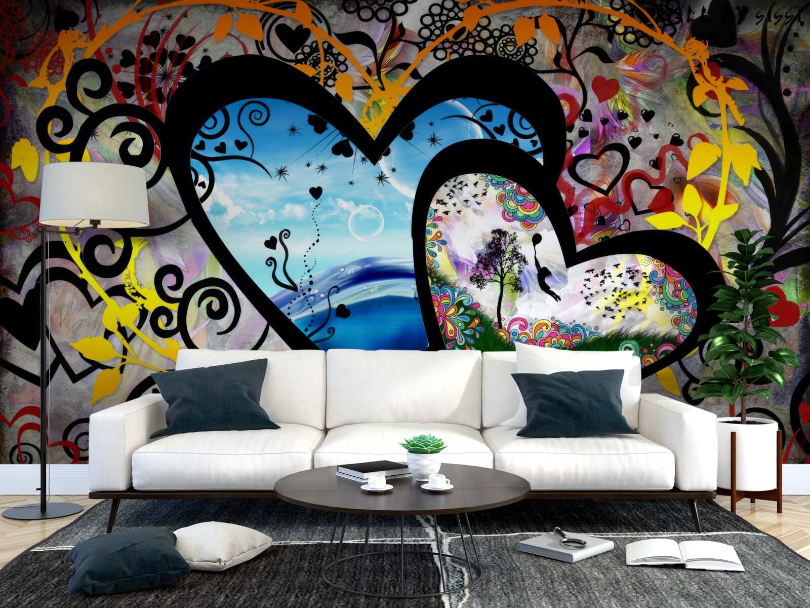 Фотошпалери дві темні душі