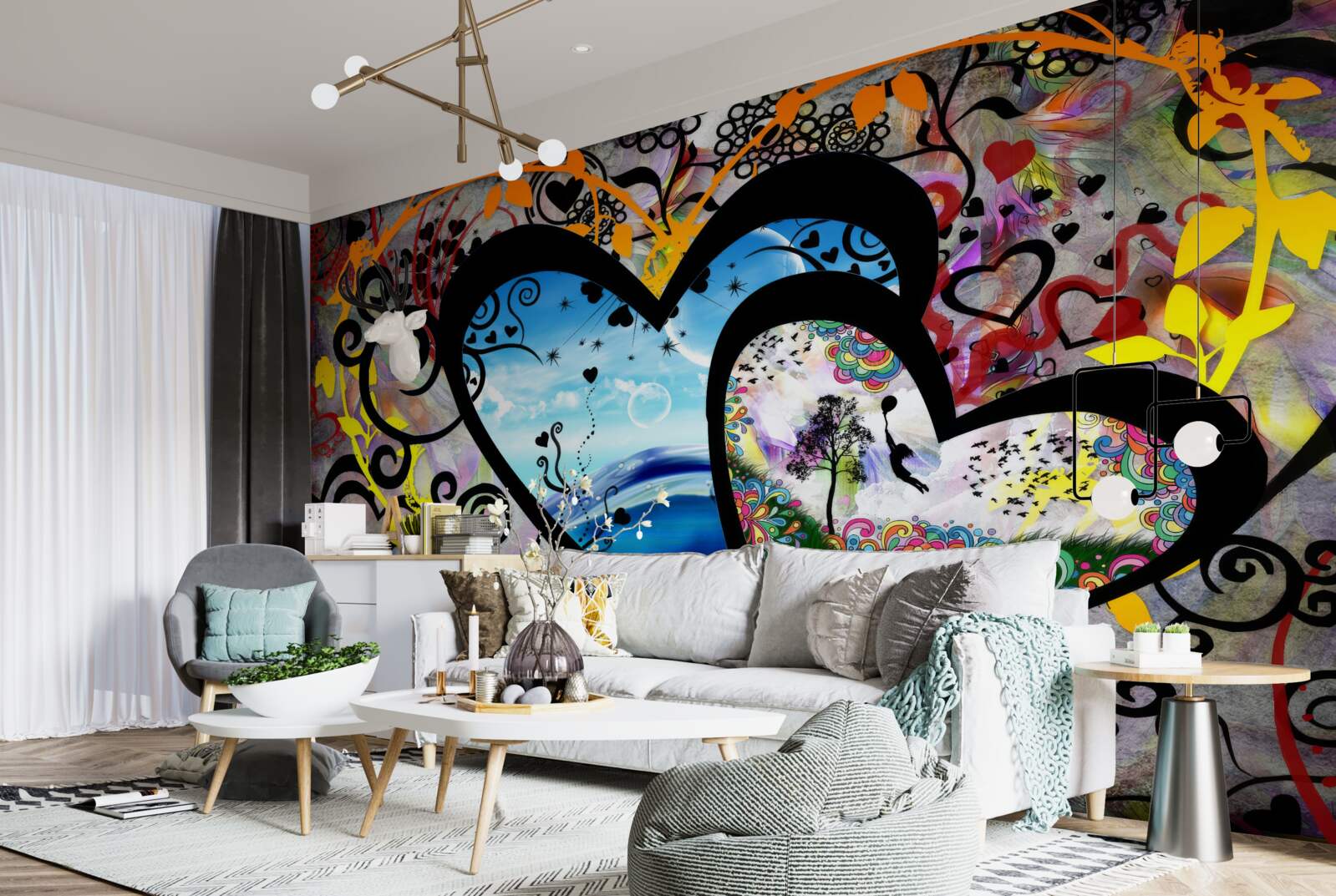 Фотошпалери дві темні душі