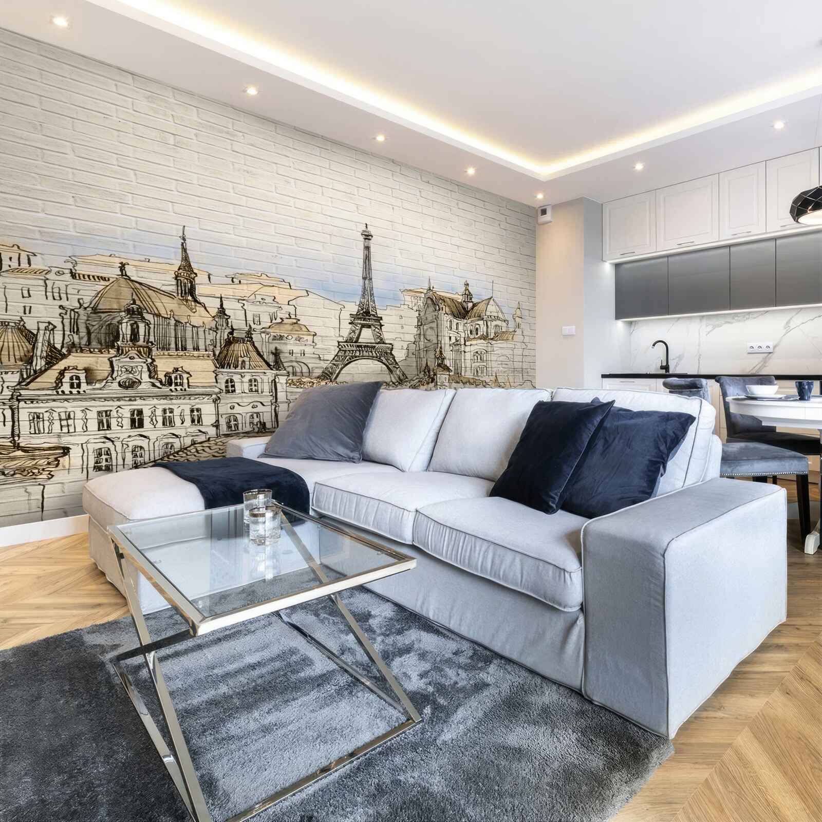 Фотошпалери головні туристичні визначні пам'ятки парижа