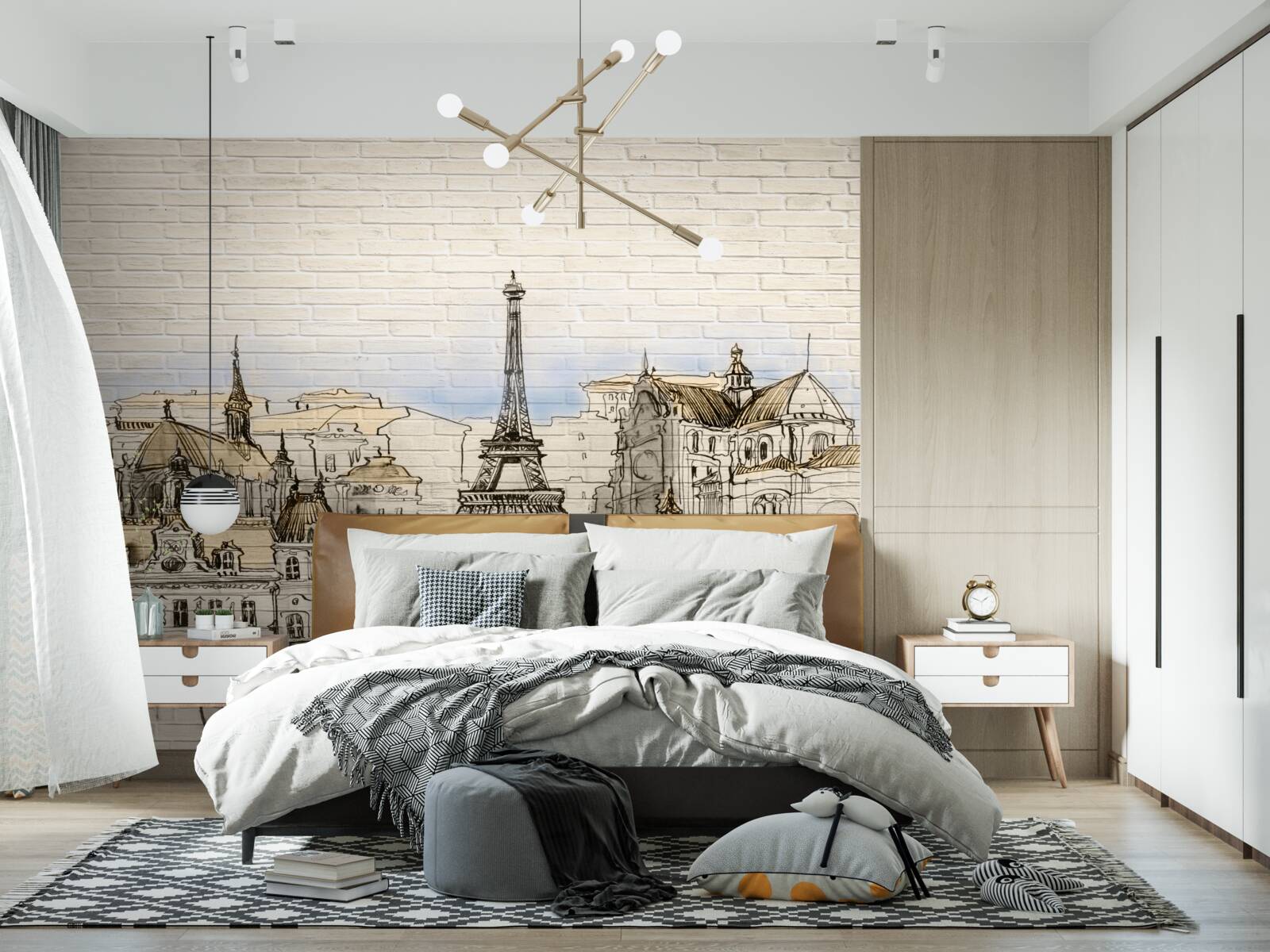 Фотошпалери головні туристичні визначні пам'ятки парижа