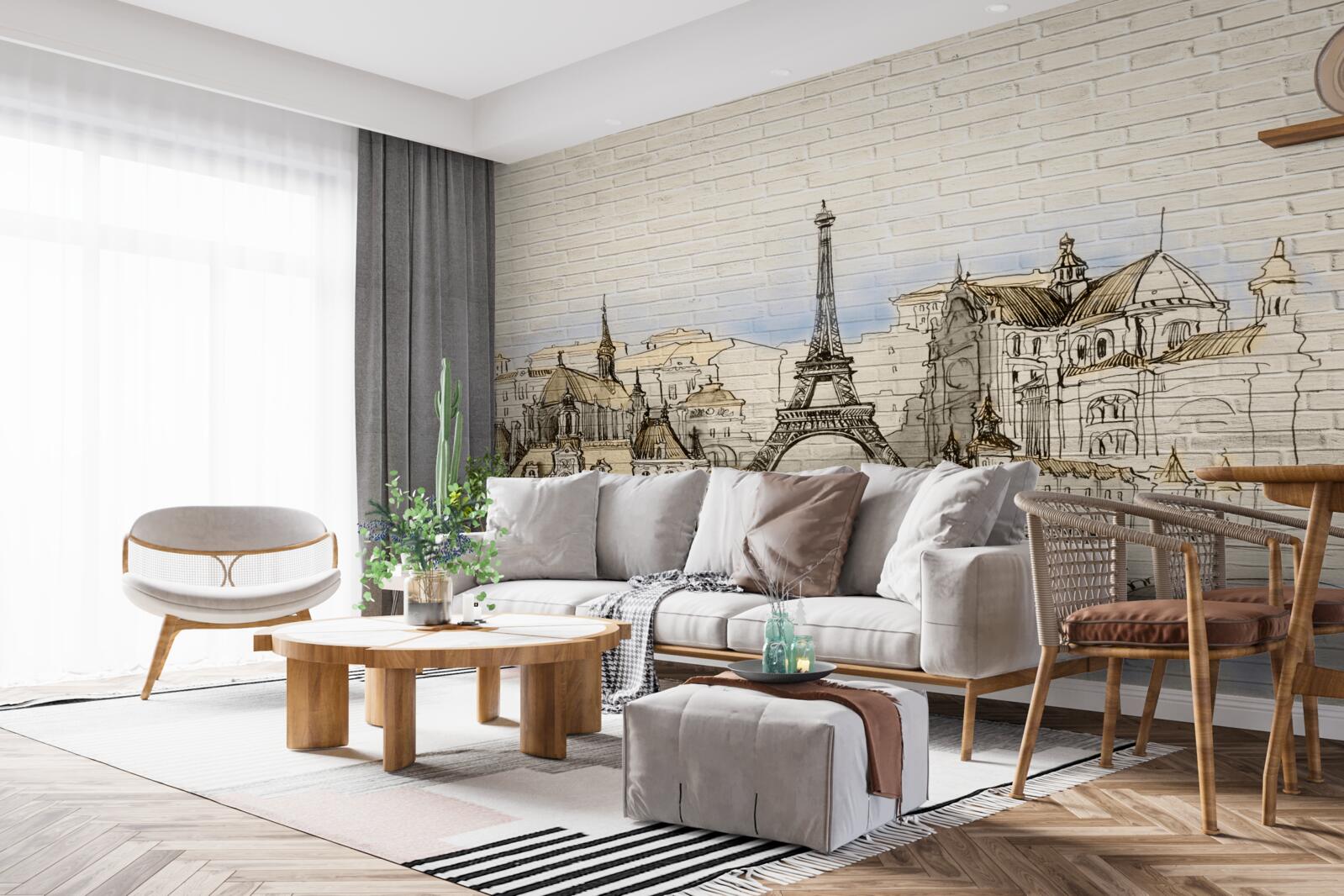 Фотошпалери головні туристичні визначні пам'ятки парижа