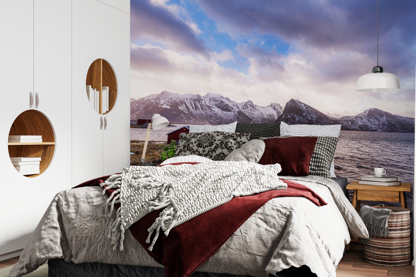 Фотошпалери хмари і вода