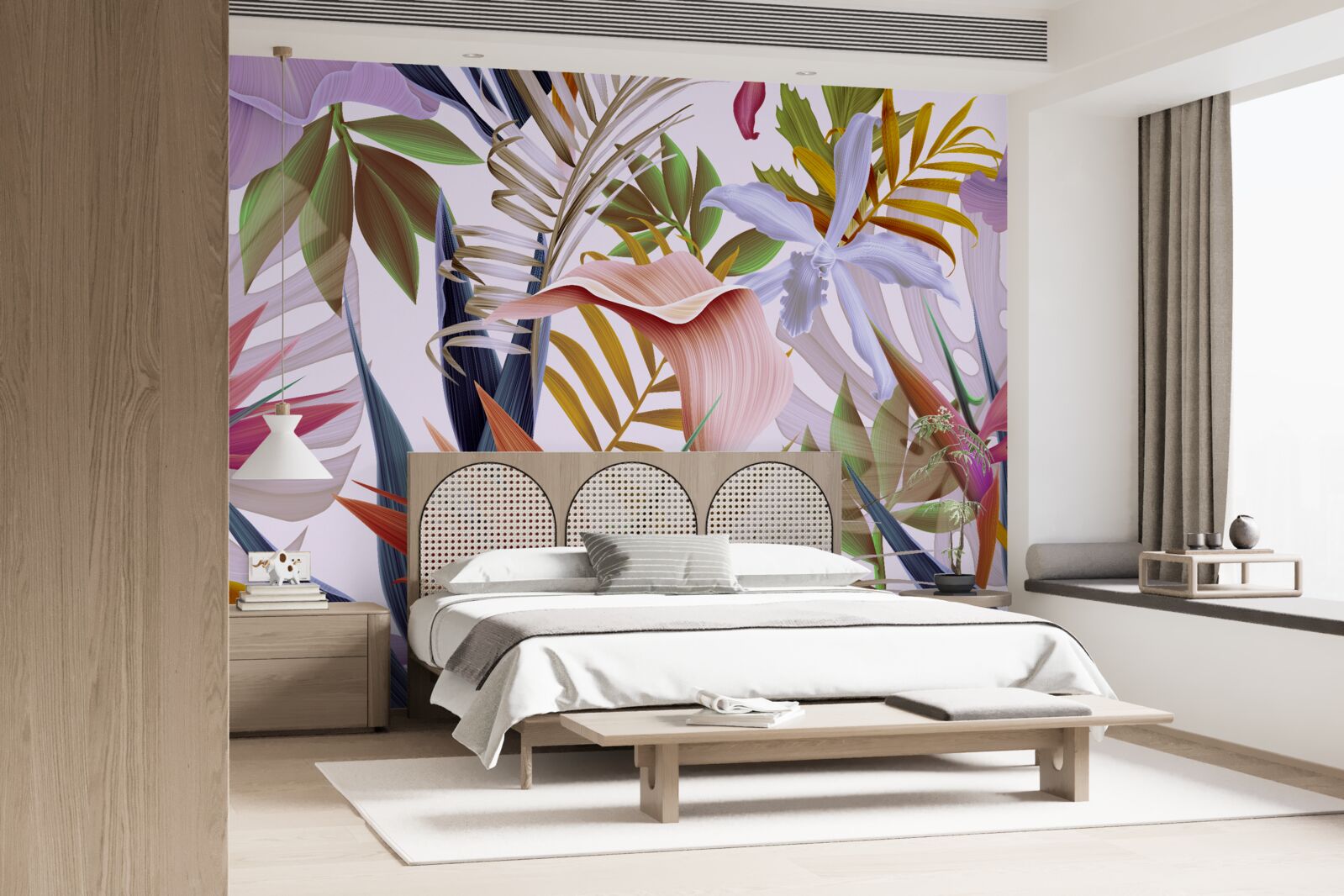 Фотошпалери великі рослини різних кольорів