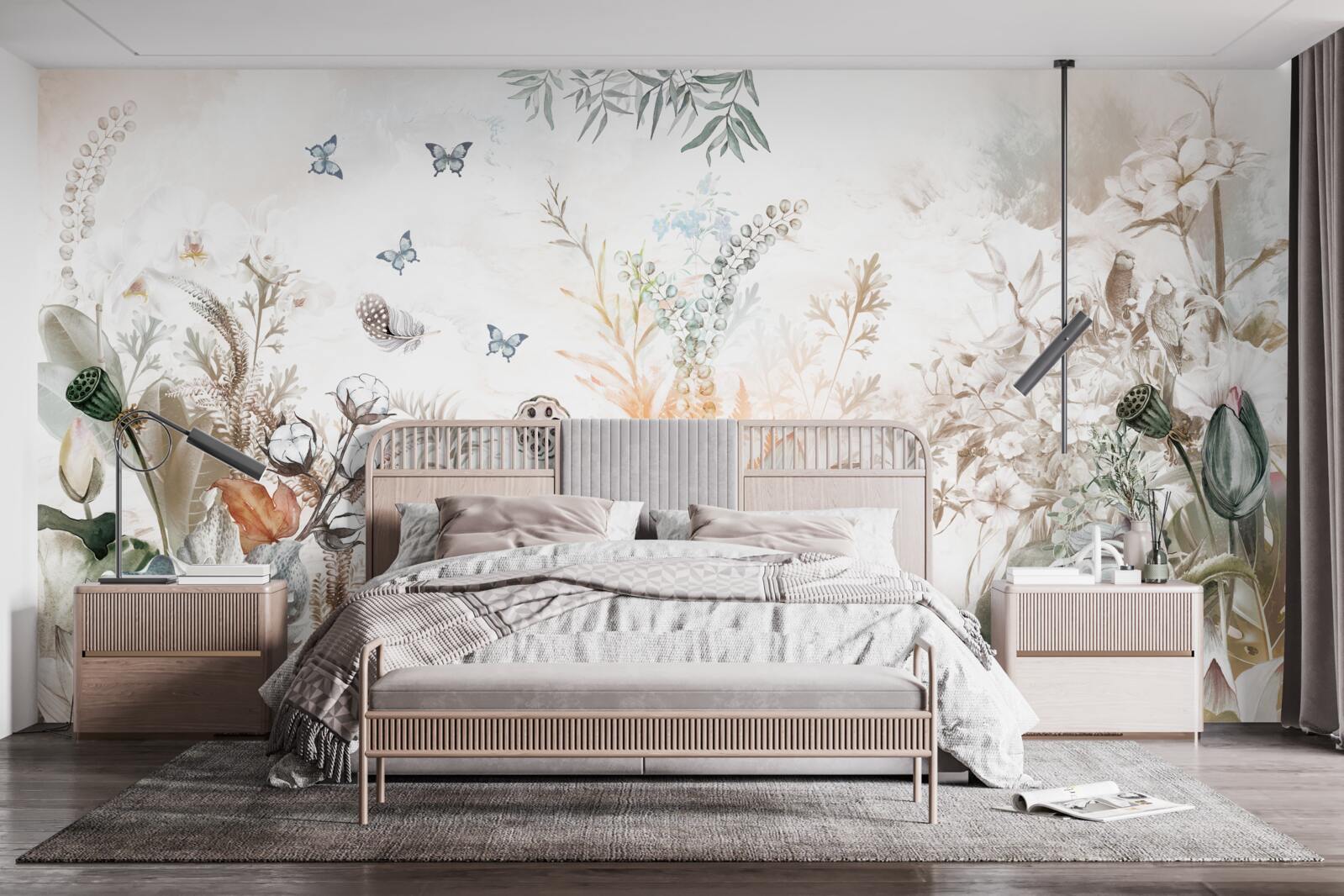 Фотошпалери незвичайні квіти та рослини