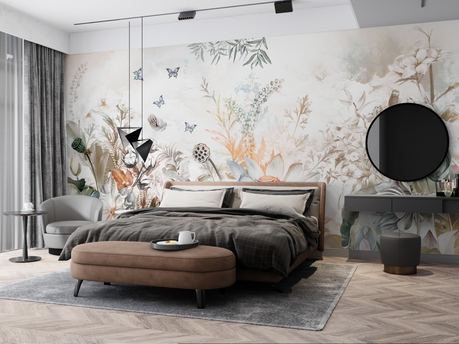 Фотошпалери незвичайні квіти та рослини