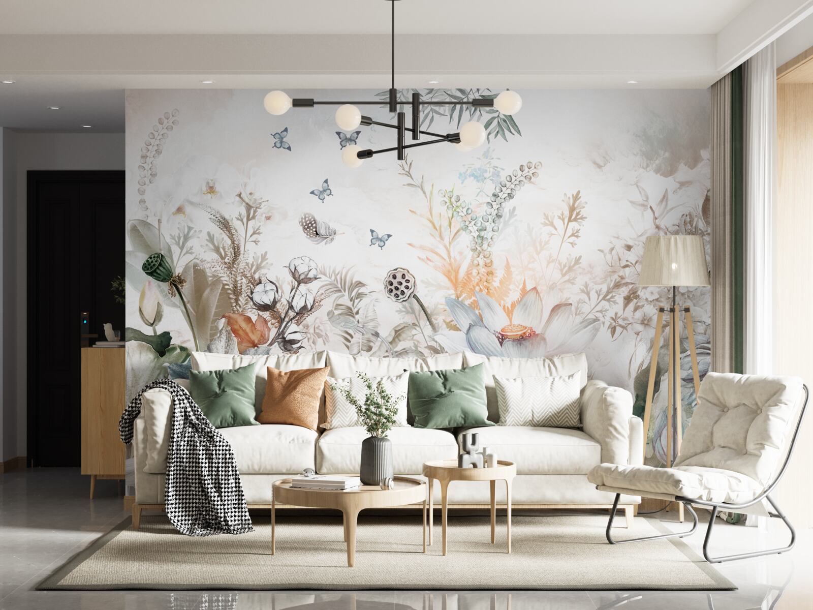 Фотошпалери незвичайні квіти та рослини