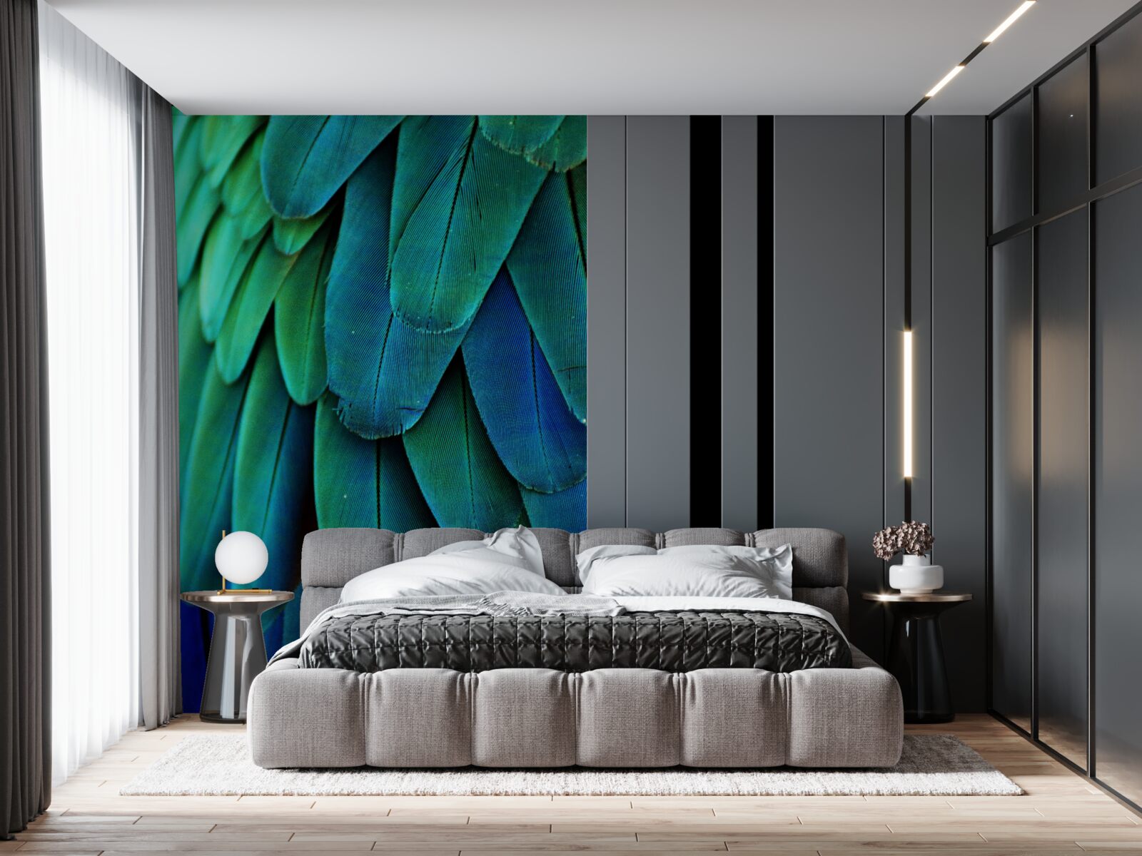 Фотошпалери листя велике і темно-зелене