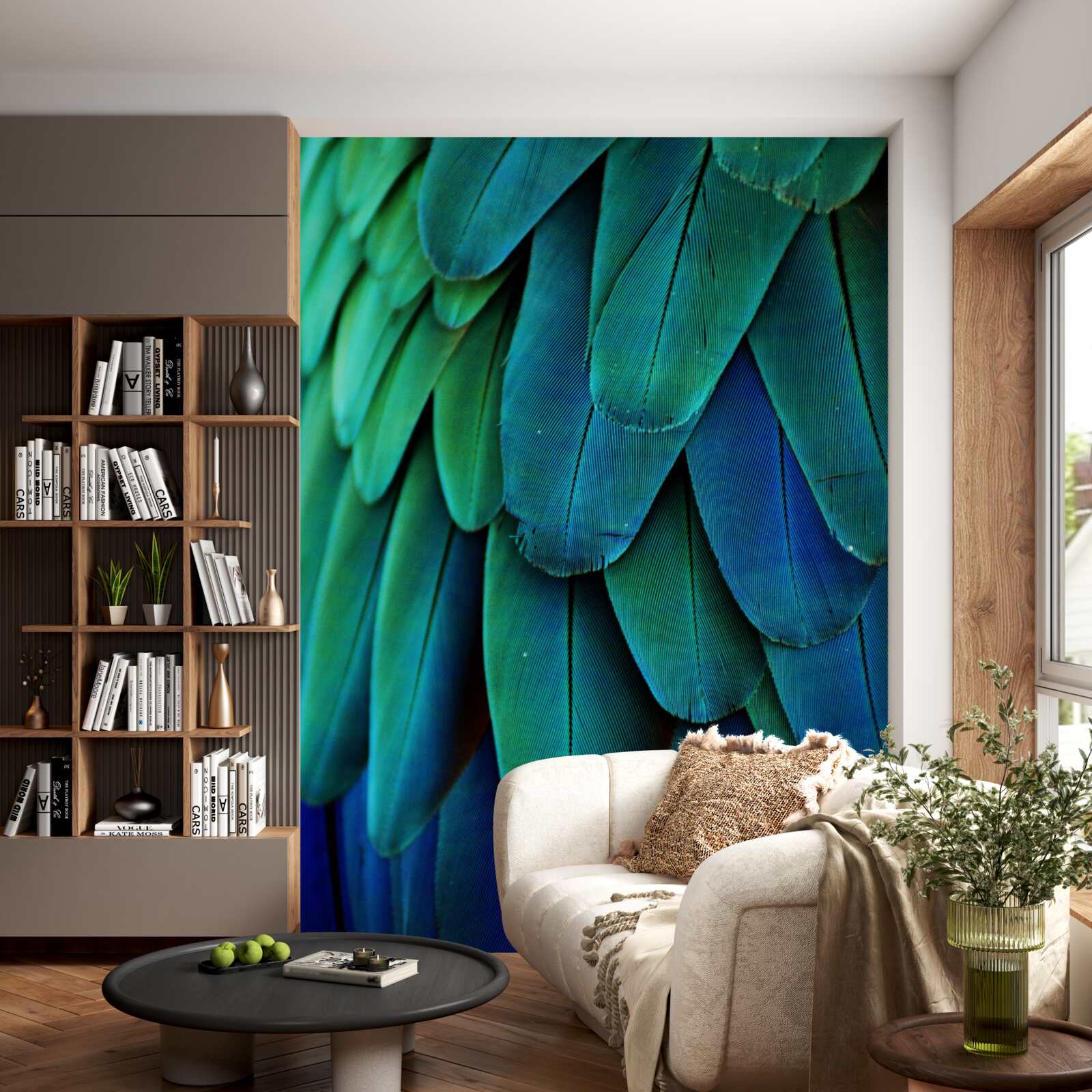 Фотошпалери листя велике і темно-зелене