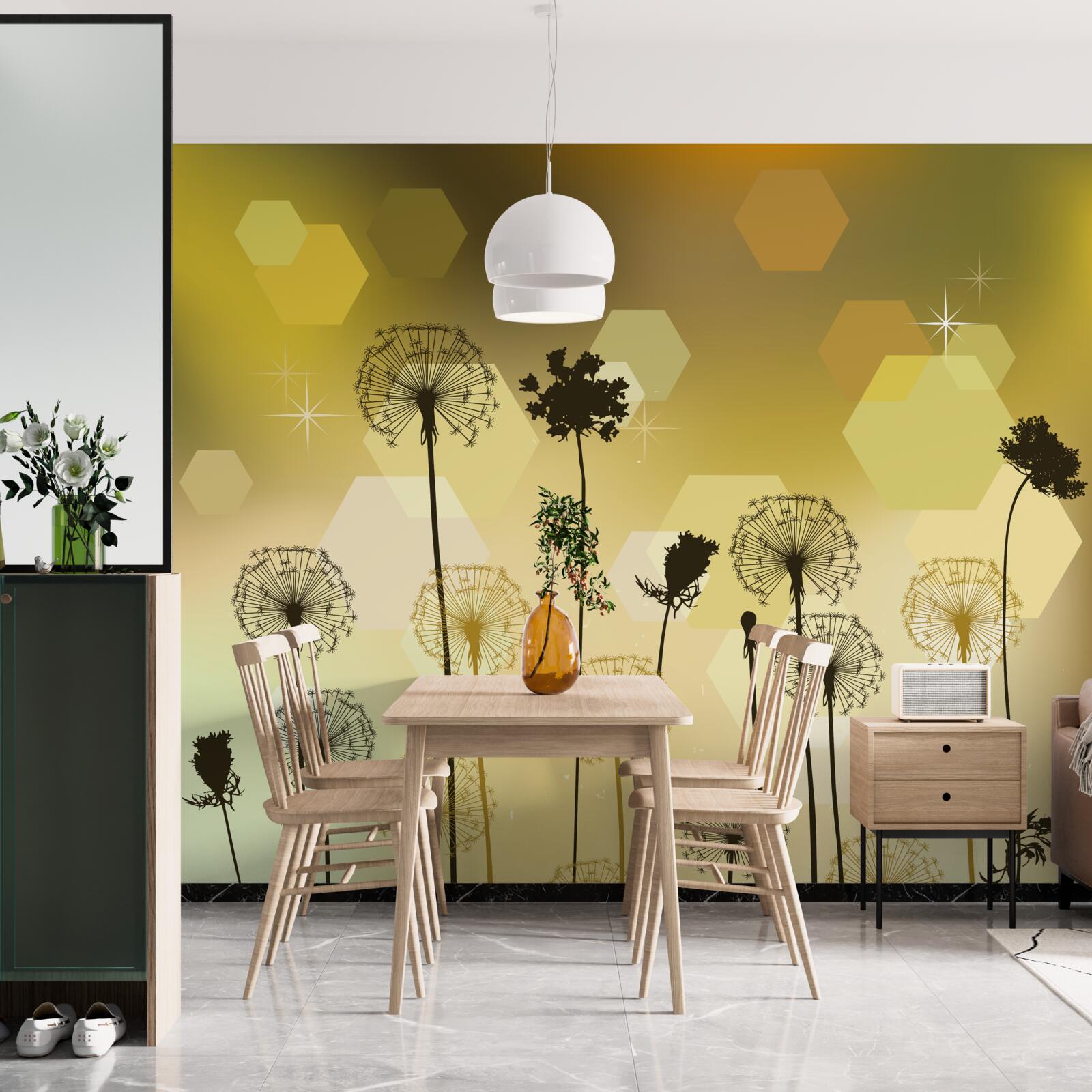 Фотошпалери дивні пофарбовані рослини