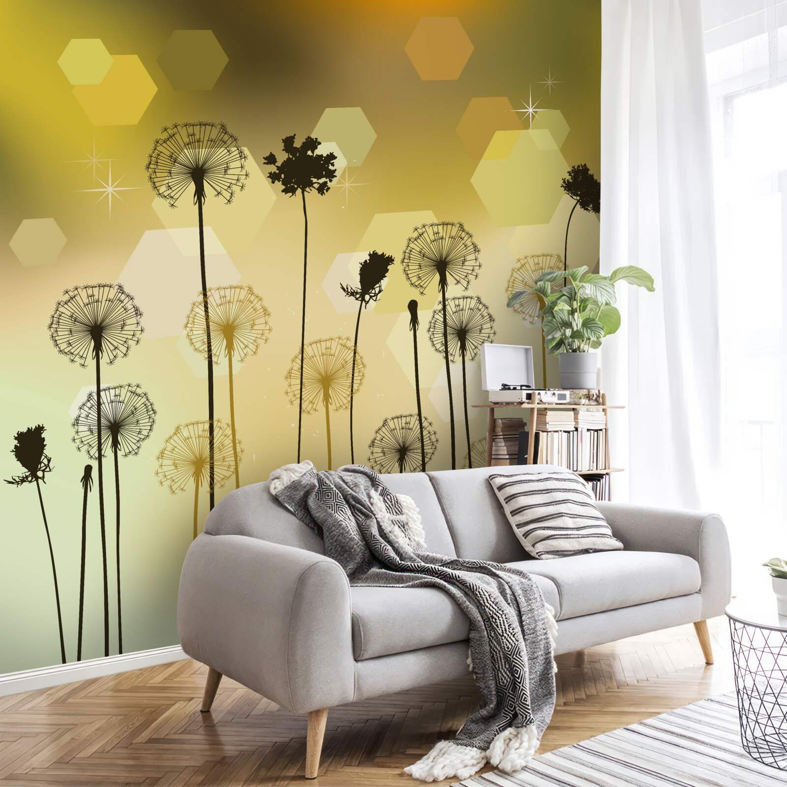 Фотошпалери дивні пофарбовані рослини