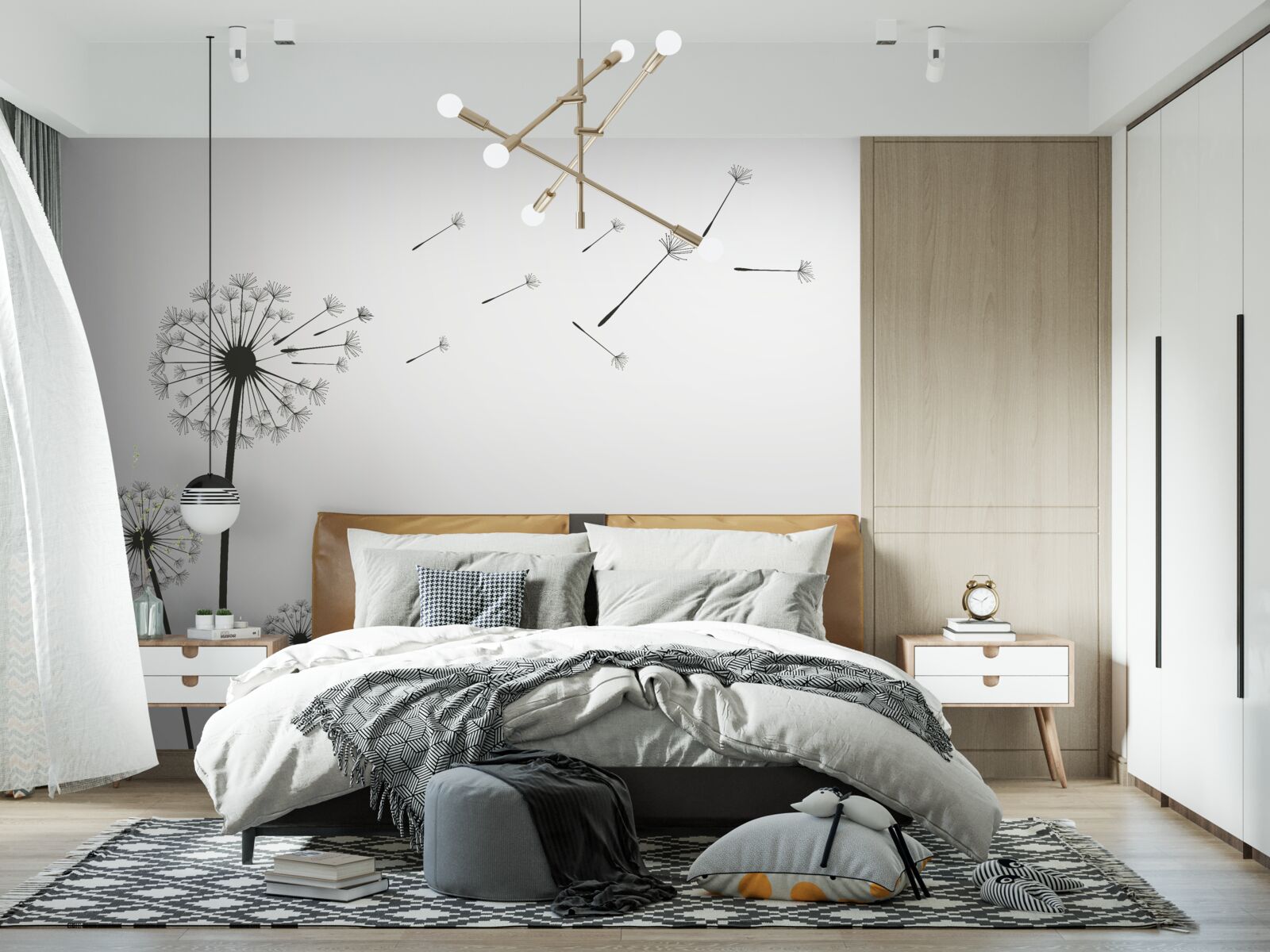 Фотошпалери опалий молочай відлітає