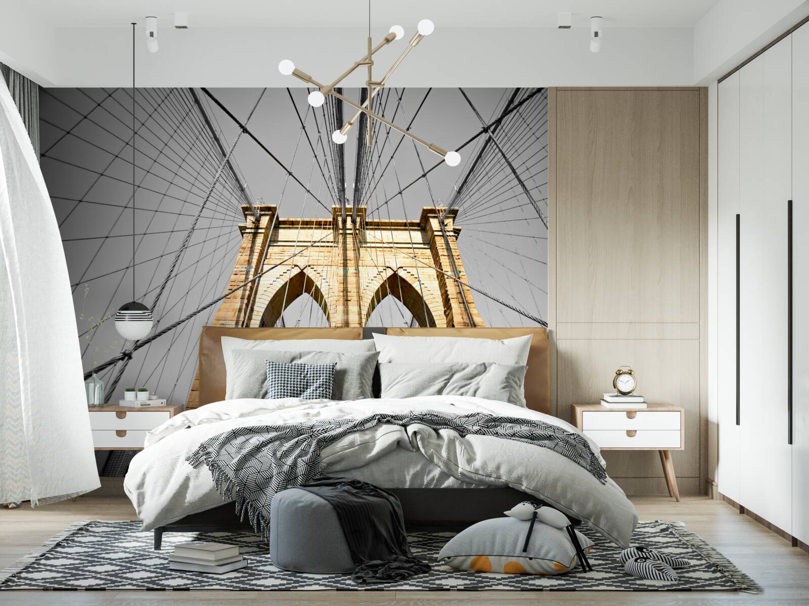 Фотошпалери захоплюючий вид на міст