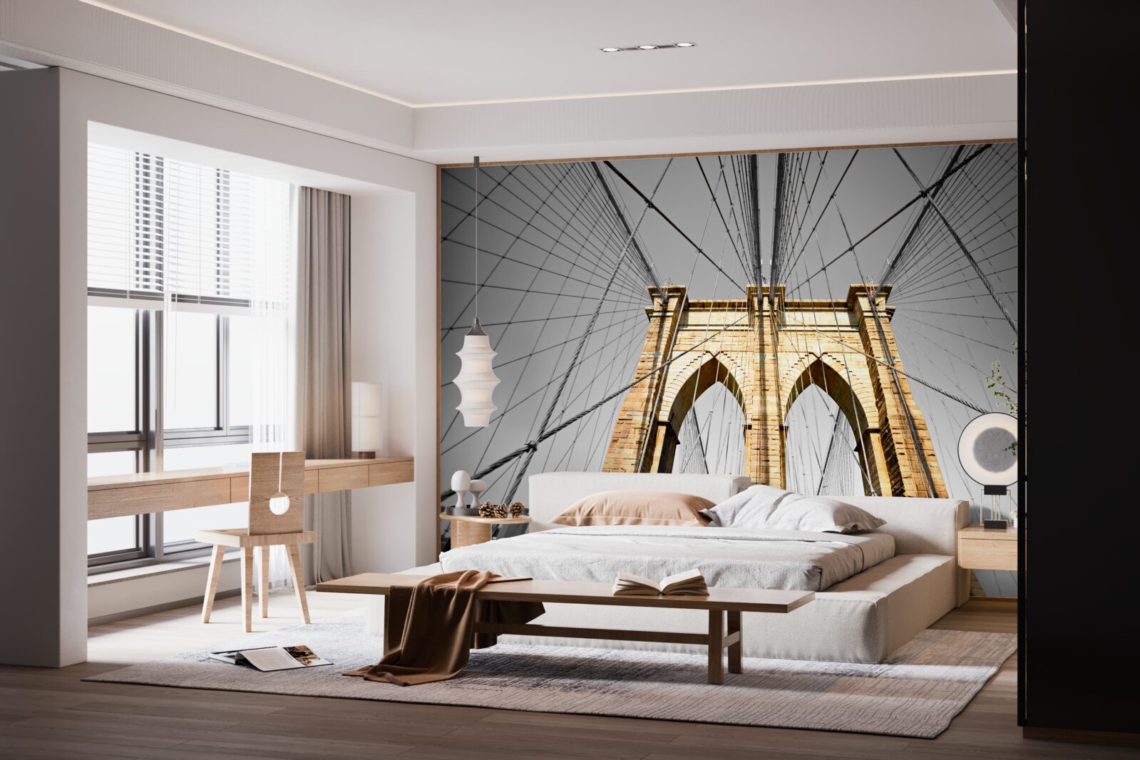 Фотошпалери захоплюючий вид на міст