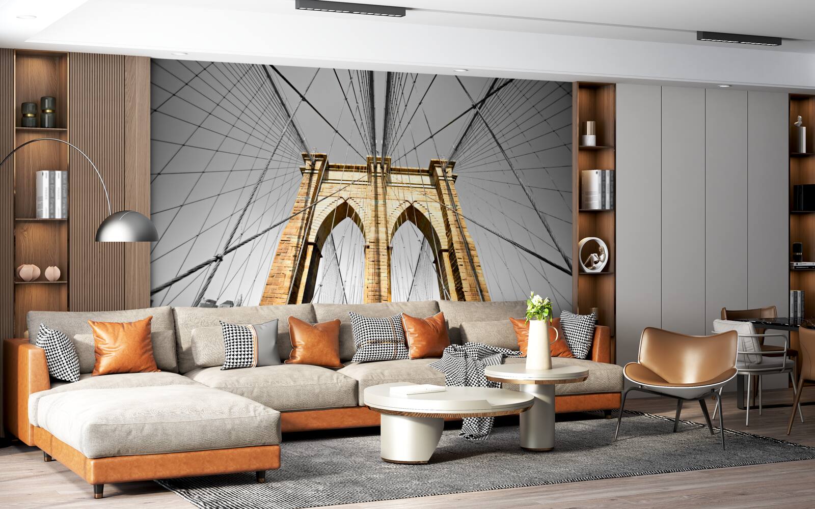 Фотошпалери захоплюючий вид на міст