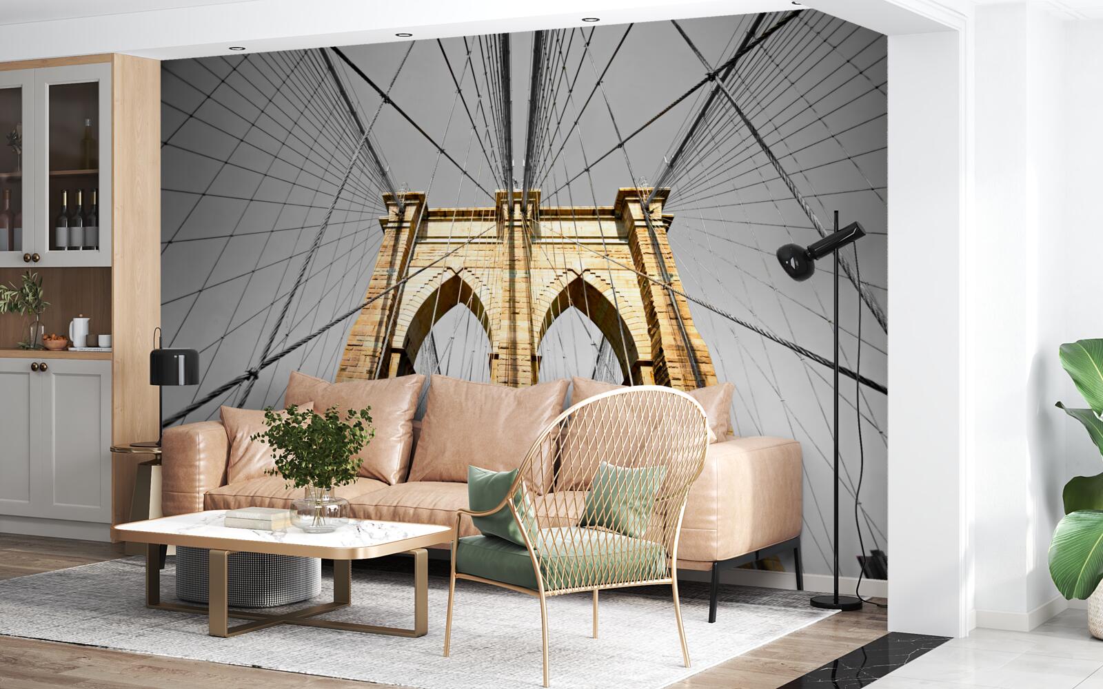 Фотошпалери захоплюючий вид на міст