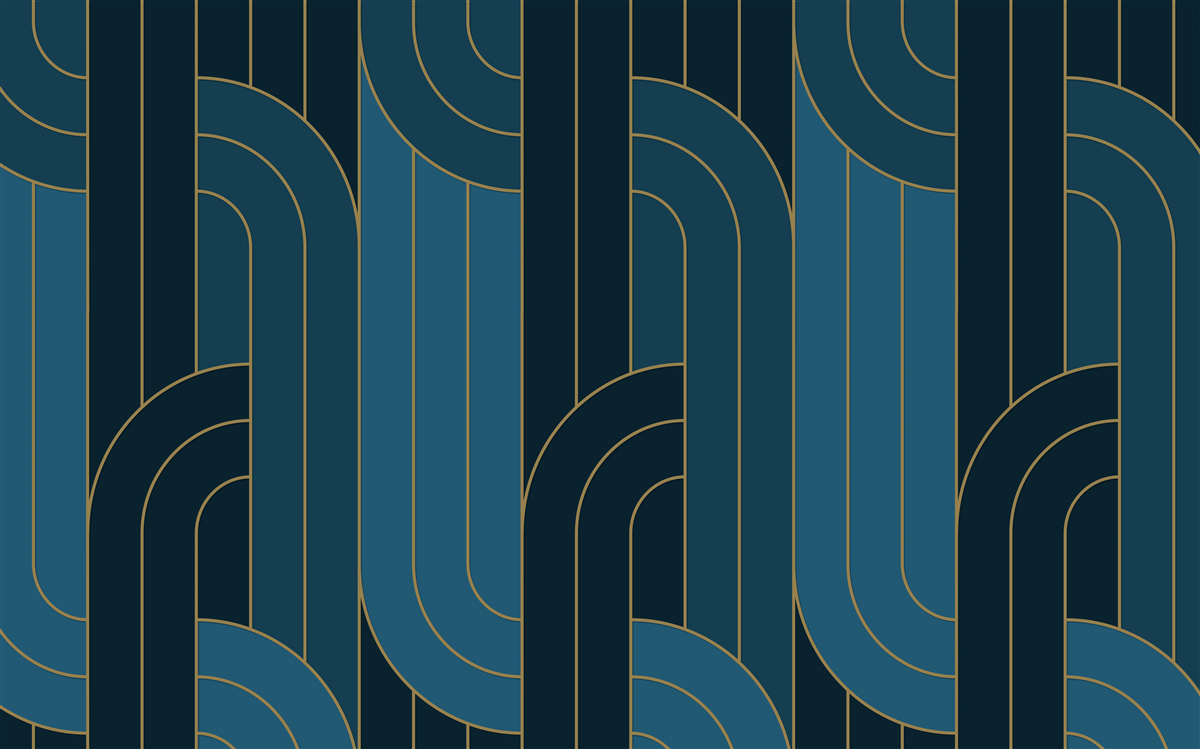 Фотошпалери сині лінії, які з'єднані між собою