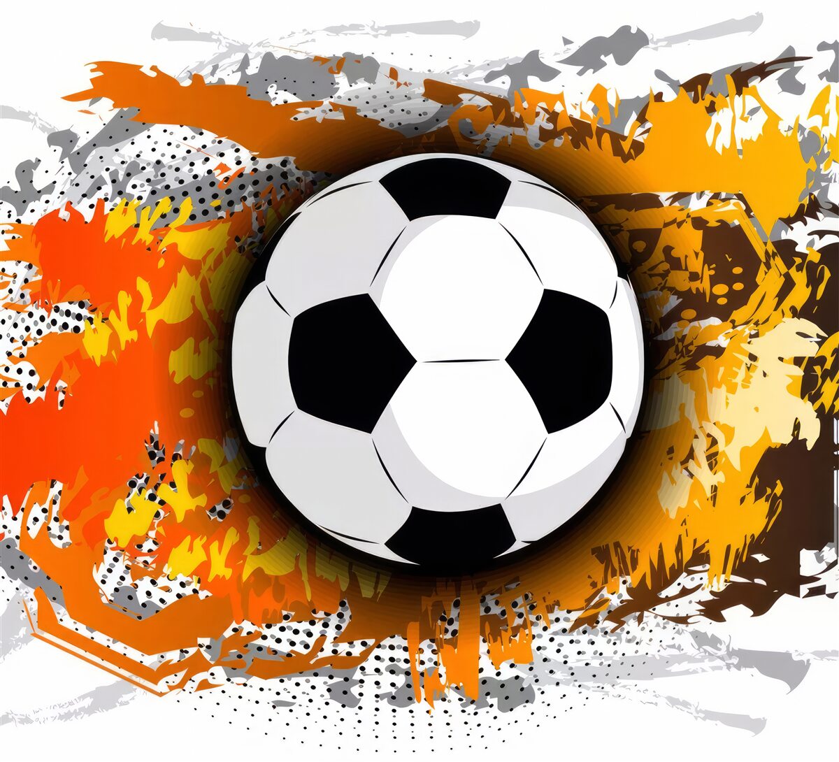 Фотошпалери великий футбольний м'яч