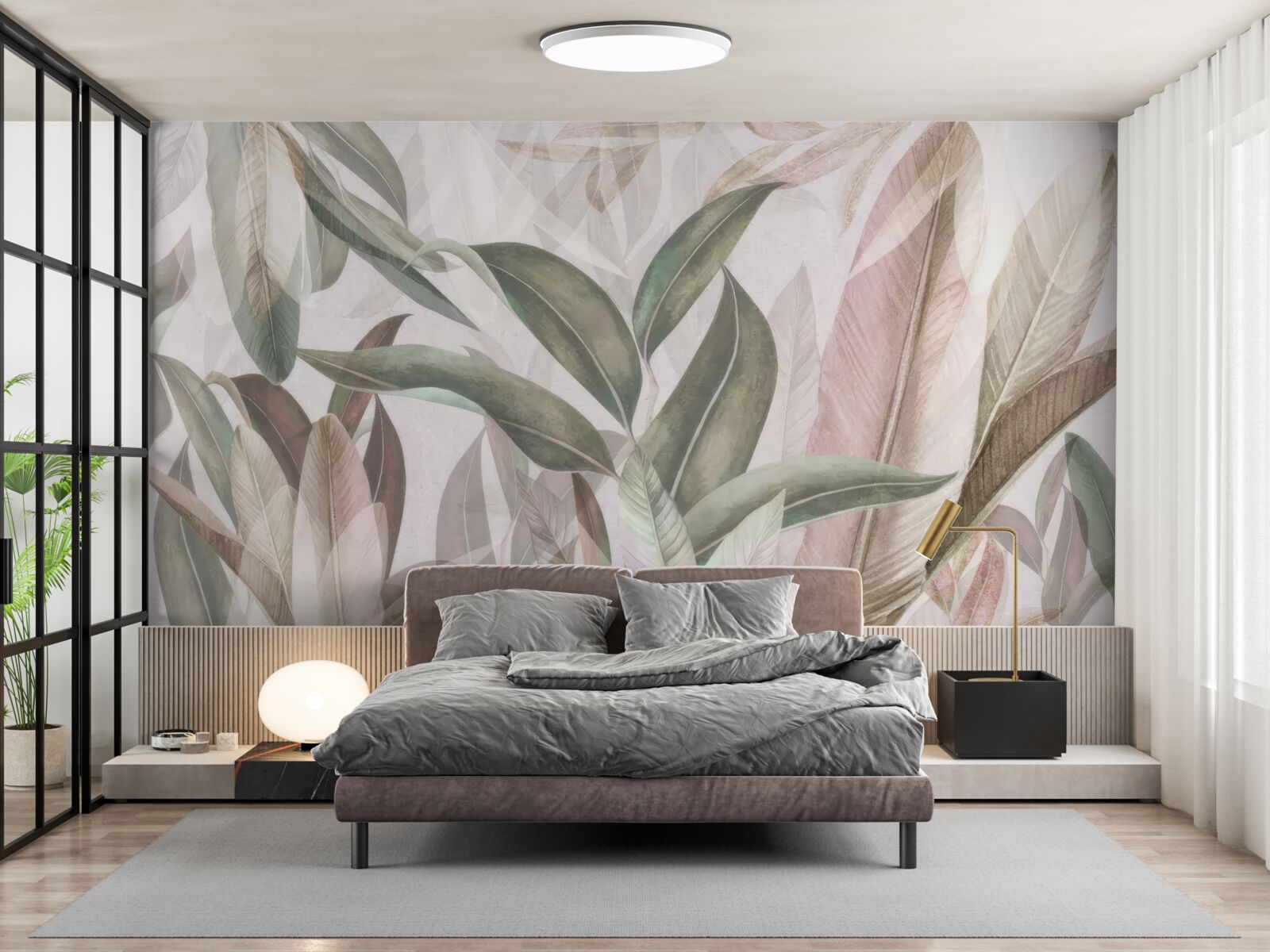 Фотошпалери листя різних форм і видів, показаних на фото