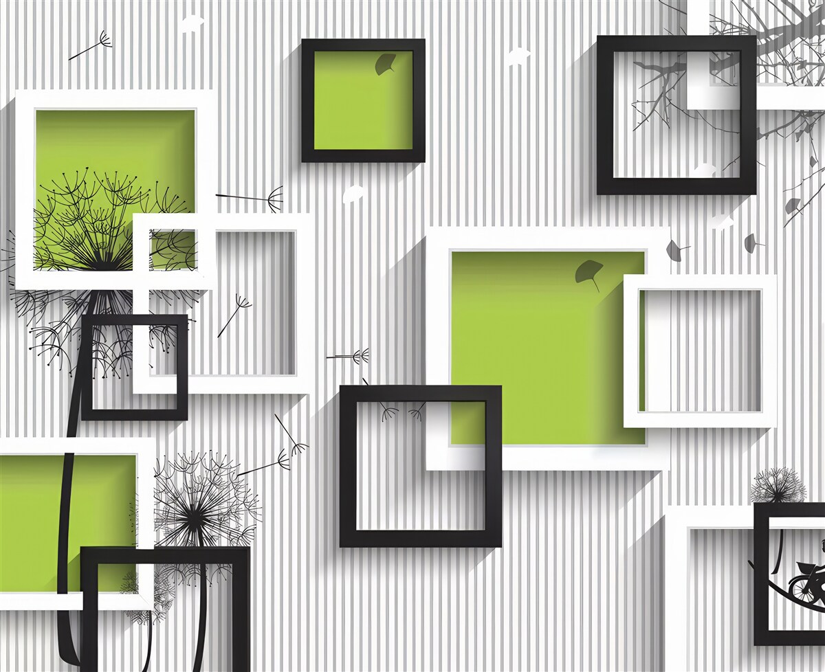 Фотошпалери рамки чорно-білі