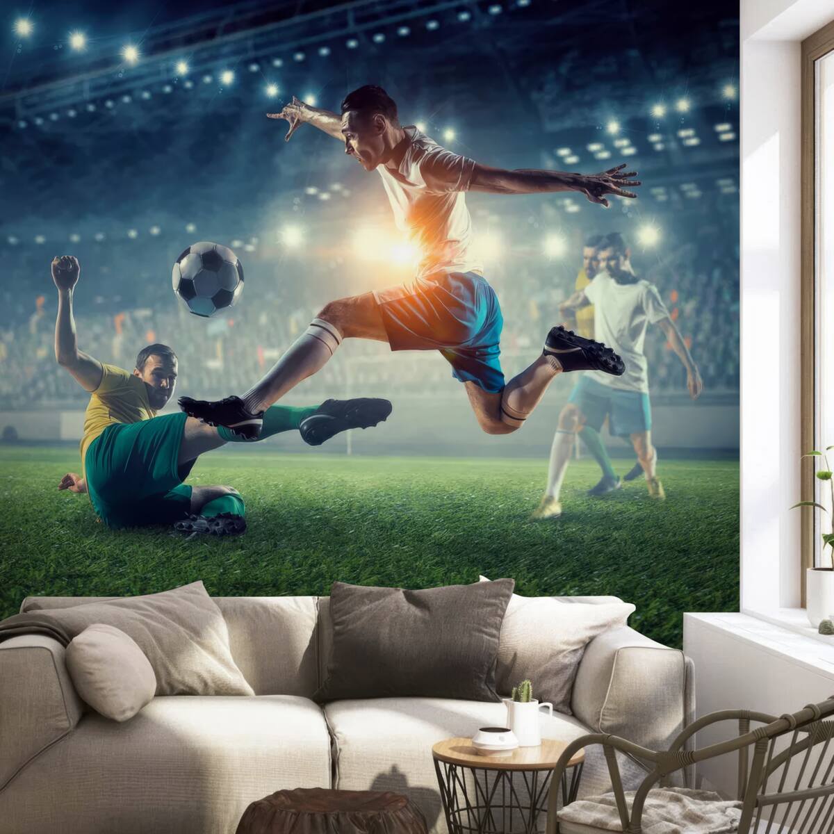 Фотошпалери футбольний матч