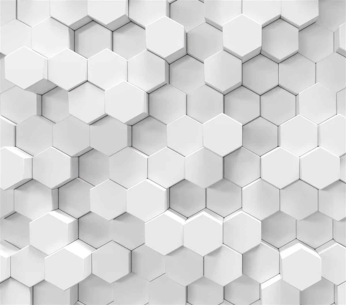 Фотошпалери багато білих шестикутників