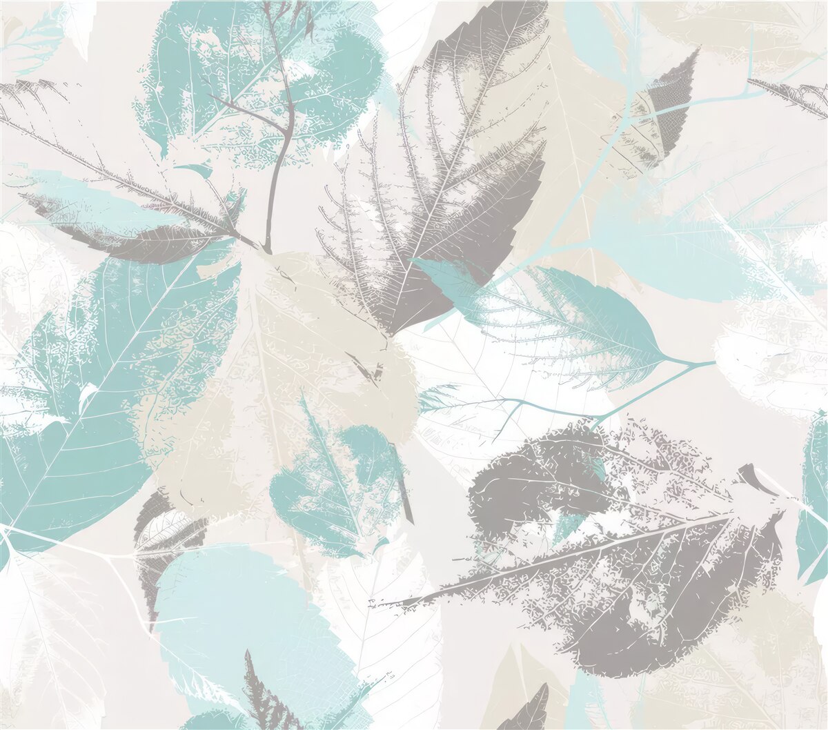 Фотошпалери листя, пофарбоване у світлий відтінок