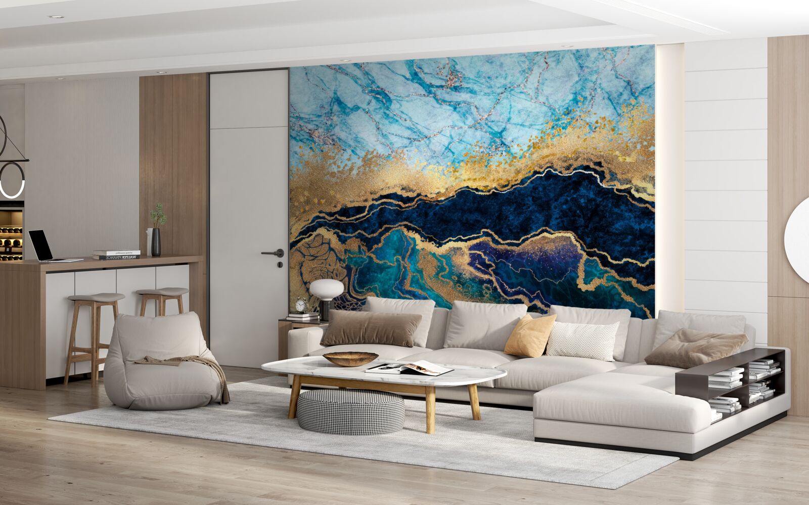 Фотошпалери тло з мармуровими візерунками в яскравих кольорах