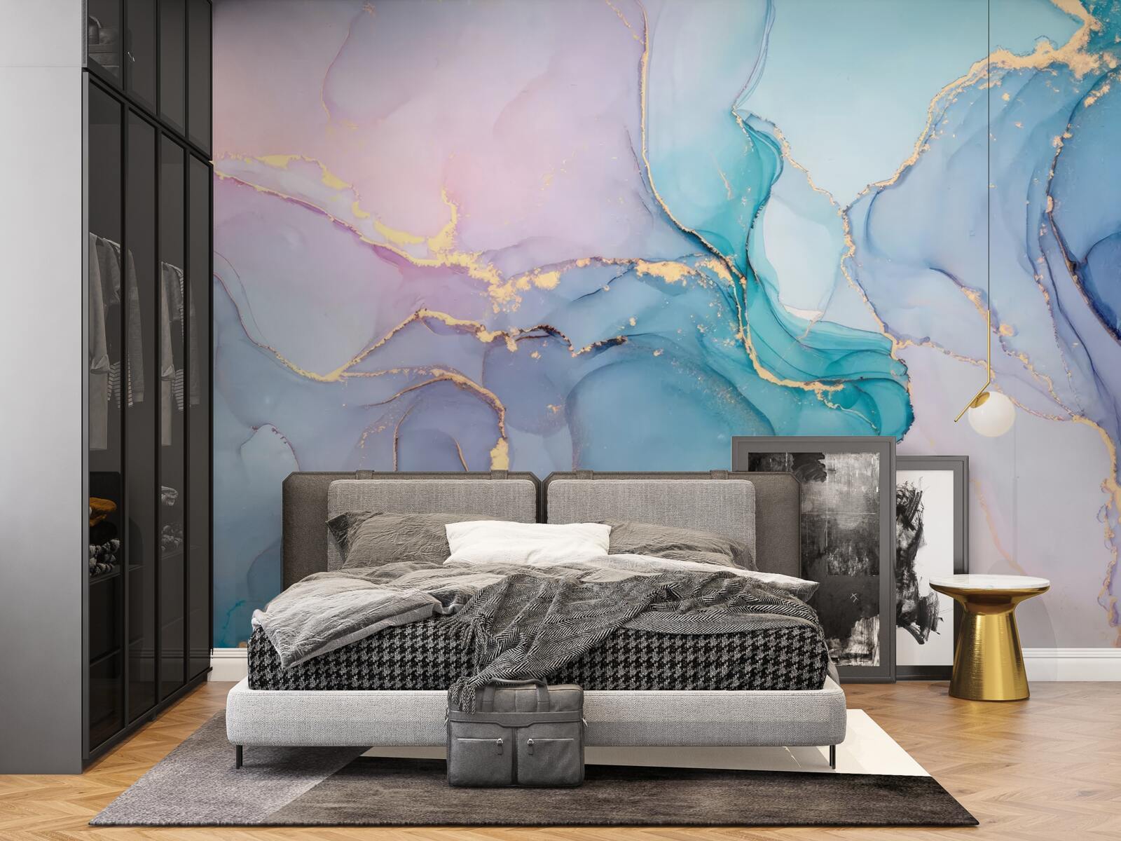 Фотошпалери мармурове тло в пастельних тонах