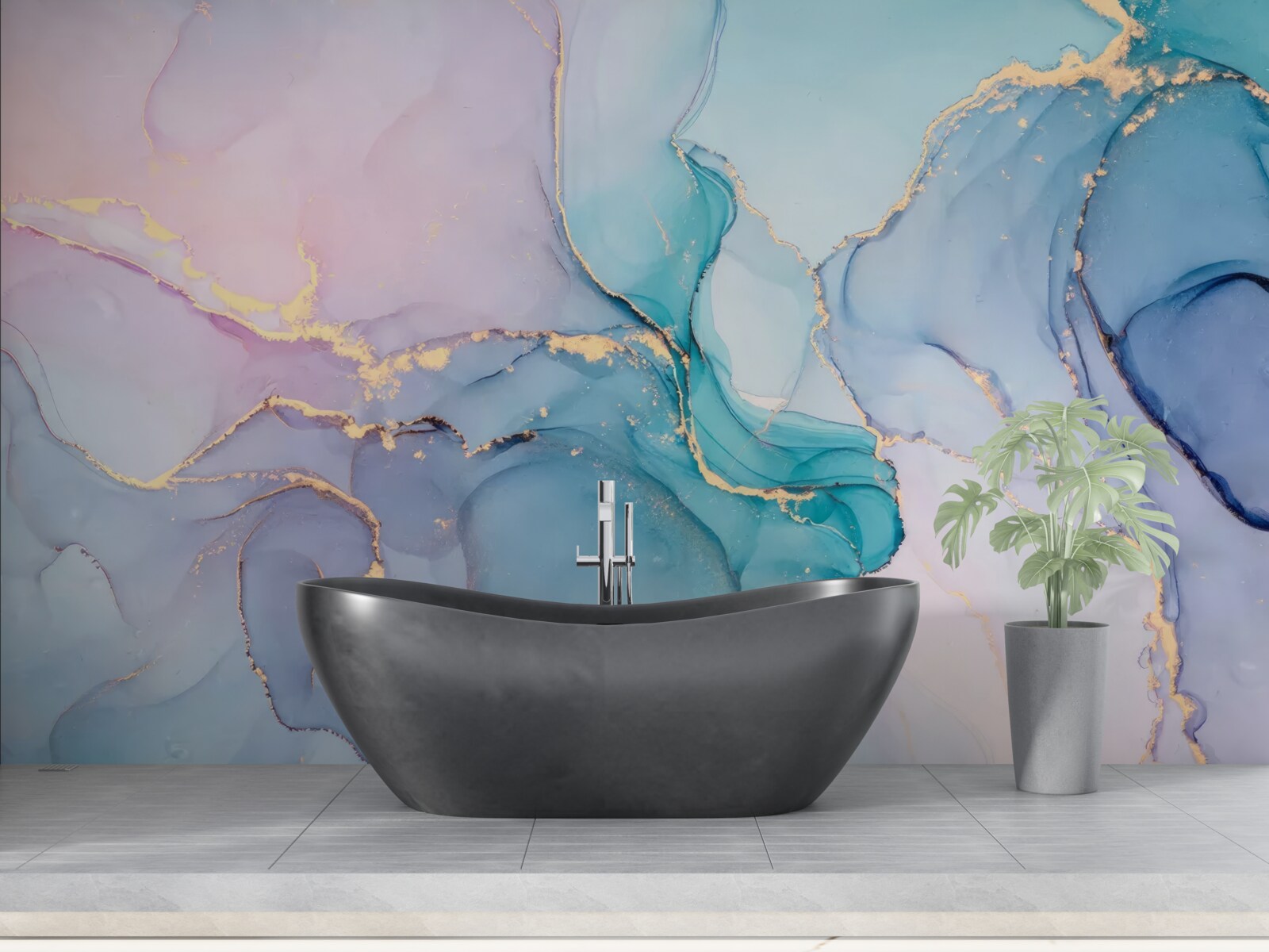 Фотошпалери мармурове тло в пастельних тонах