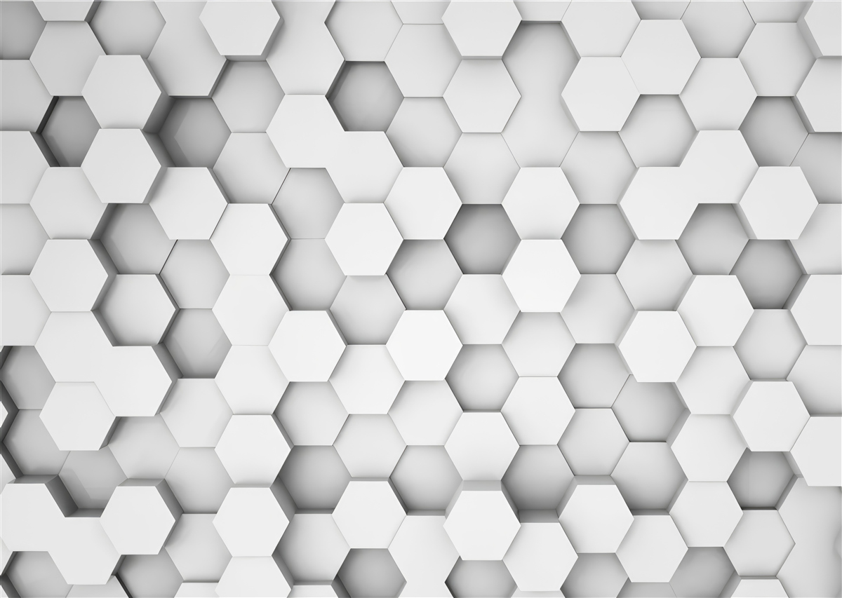 Фотошпалери фон зі світлих шестикутників