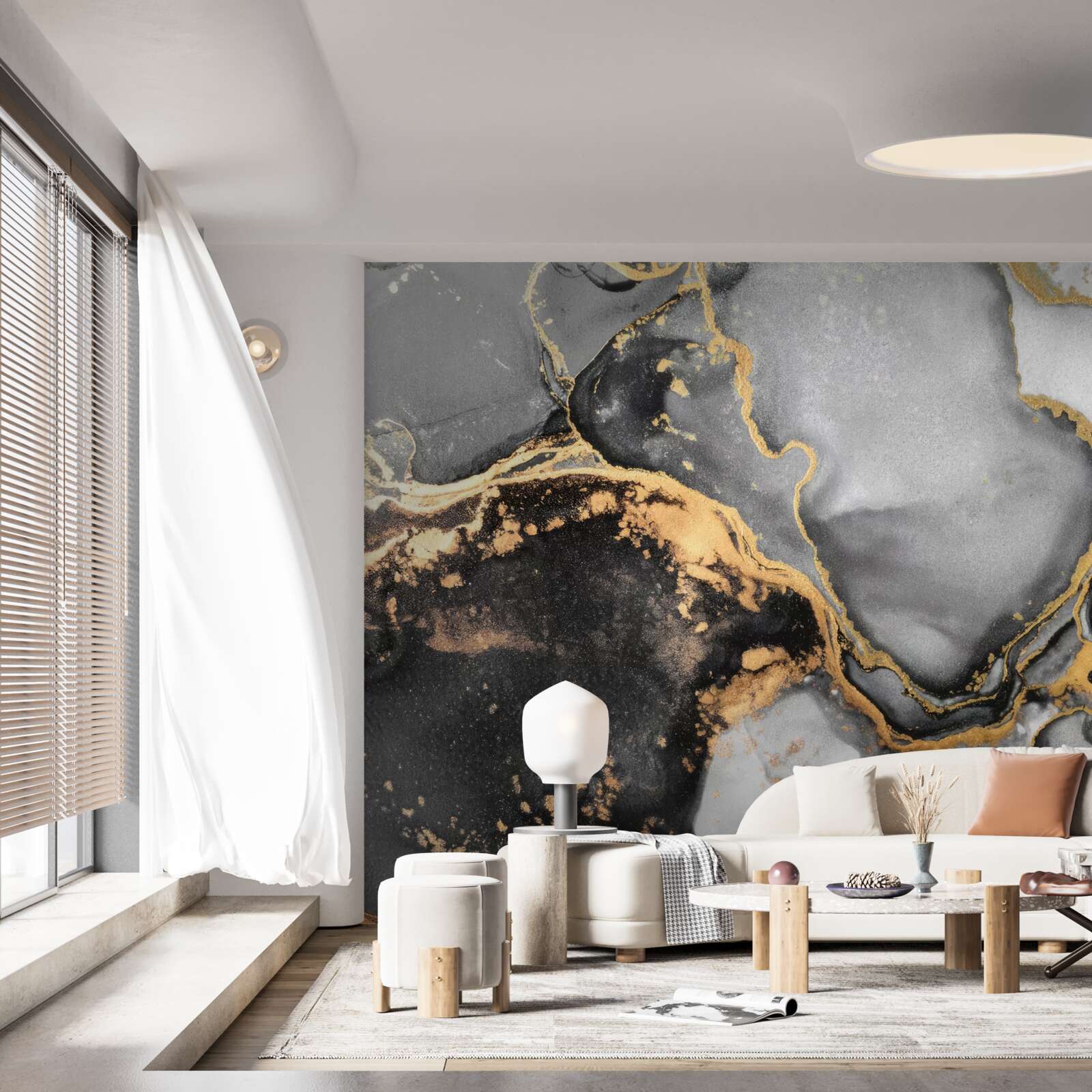 Фотошпалери темний мармуровий фон