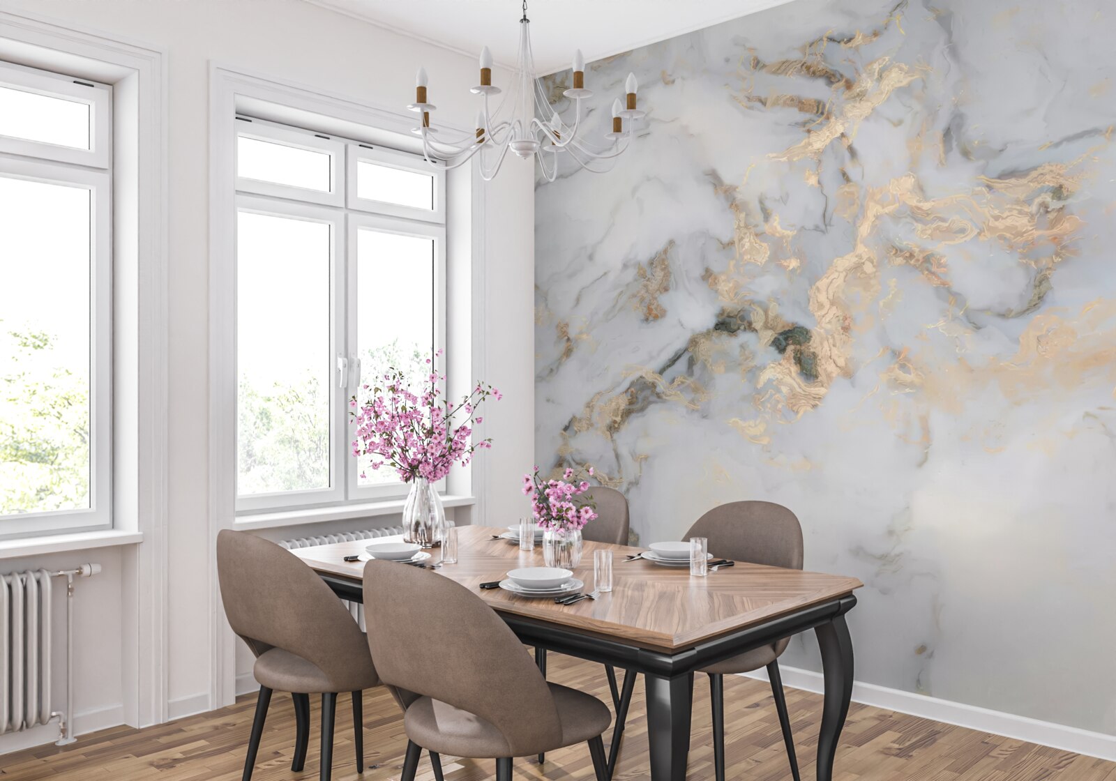 Фотошпалери фон, що нагадує світлий мармур