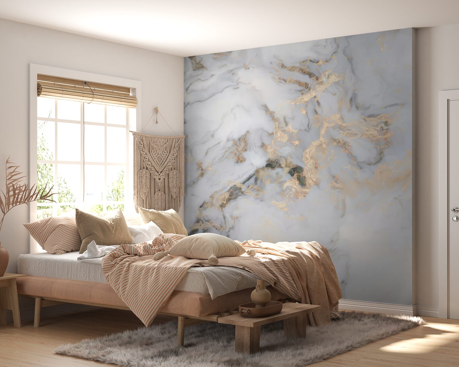 Фотошпалери фон, що нагадує світлий мармур