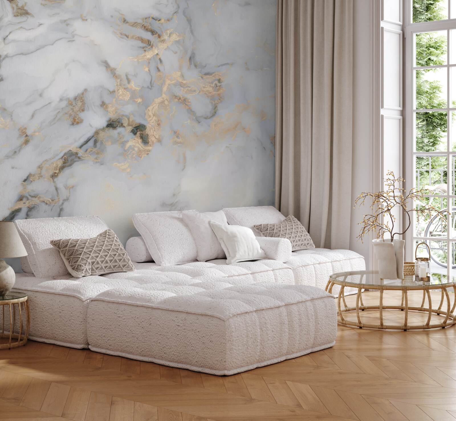 Фотошпалери фон, що нагадує світлий мармур