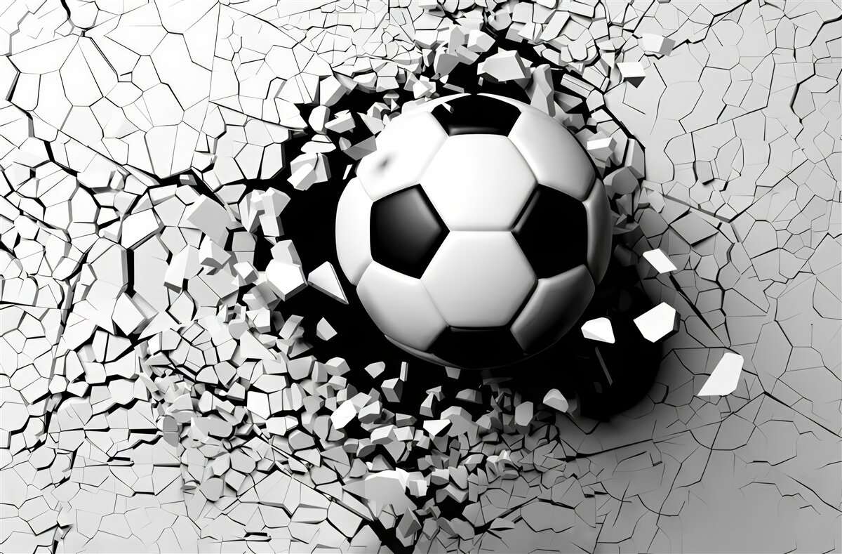 Фотошпалери футбол долає бар'єр
