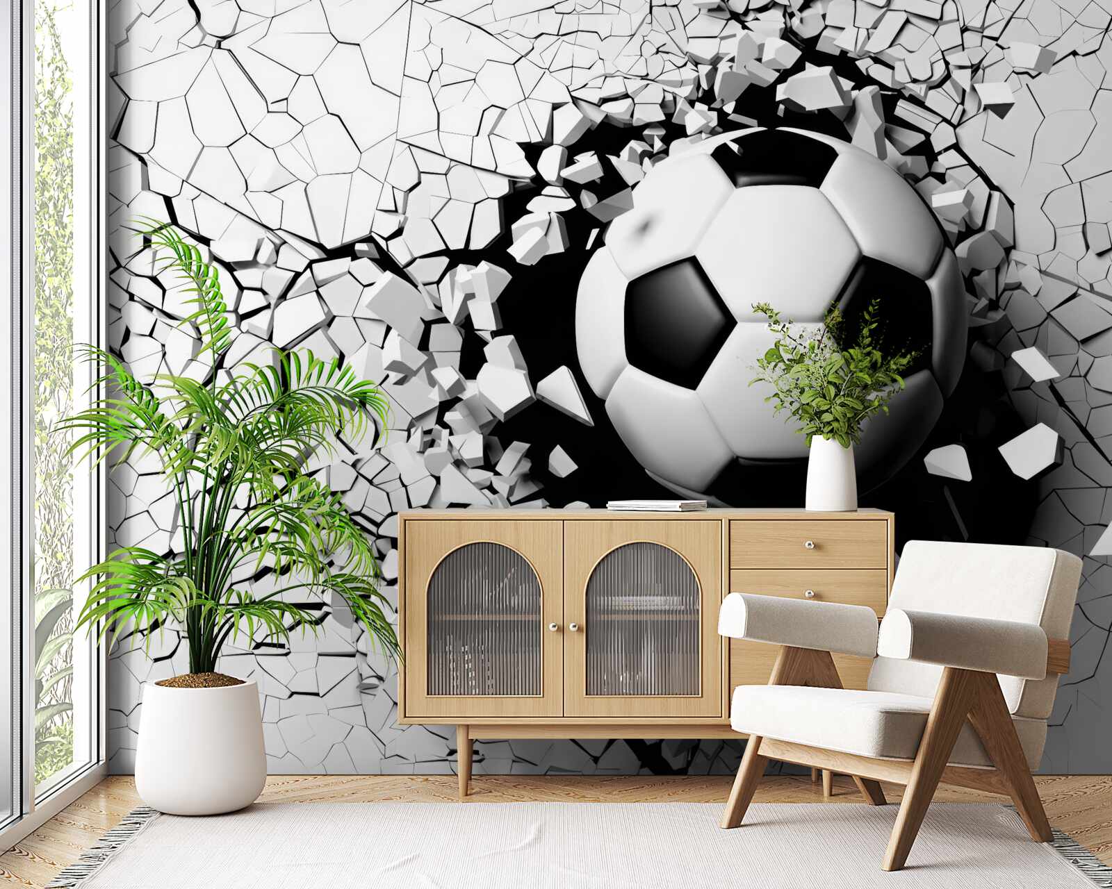 Фотошпалери футбол долає бар'єр