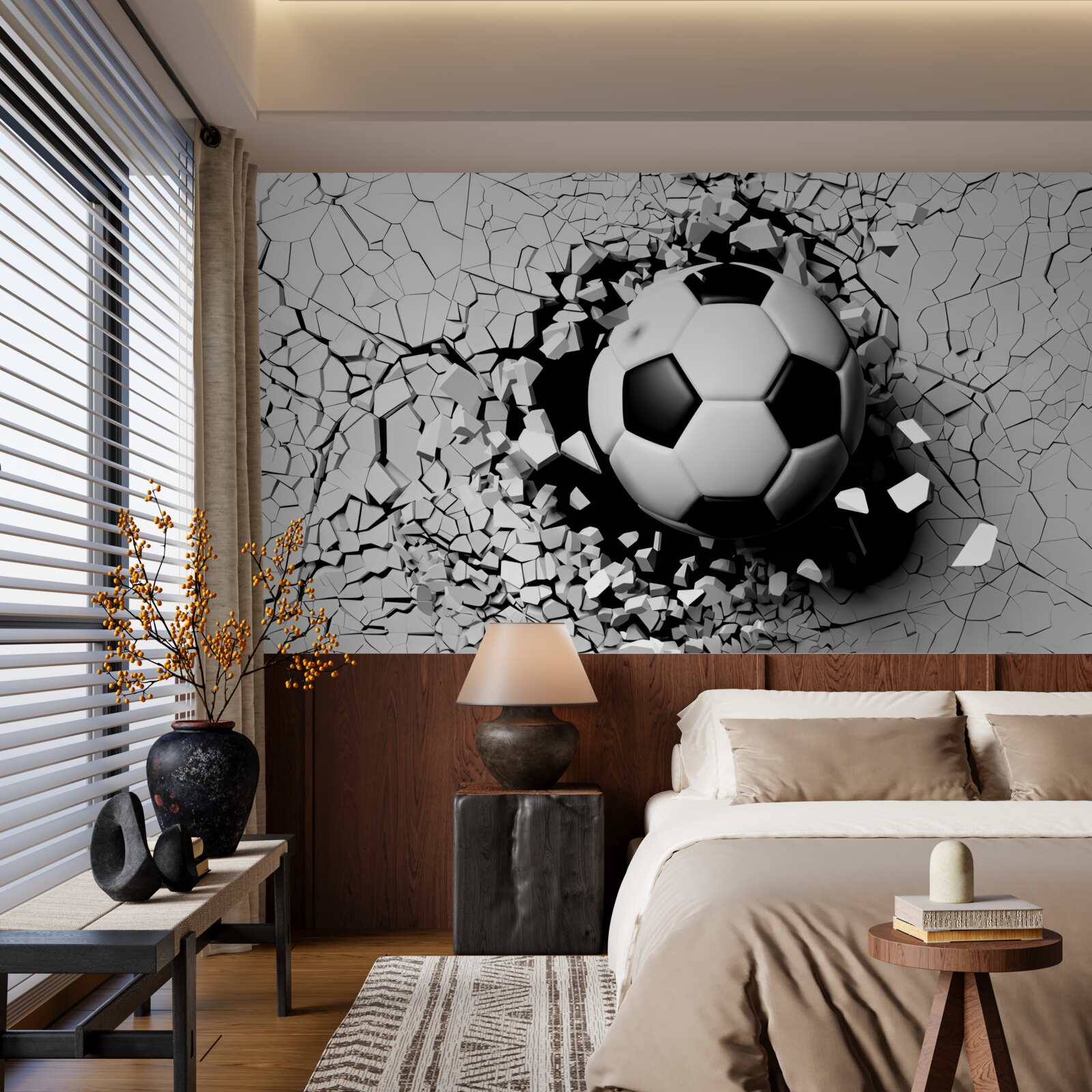 Фотошпалери футбол долає бар'єр