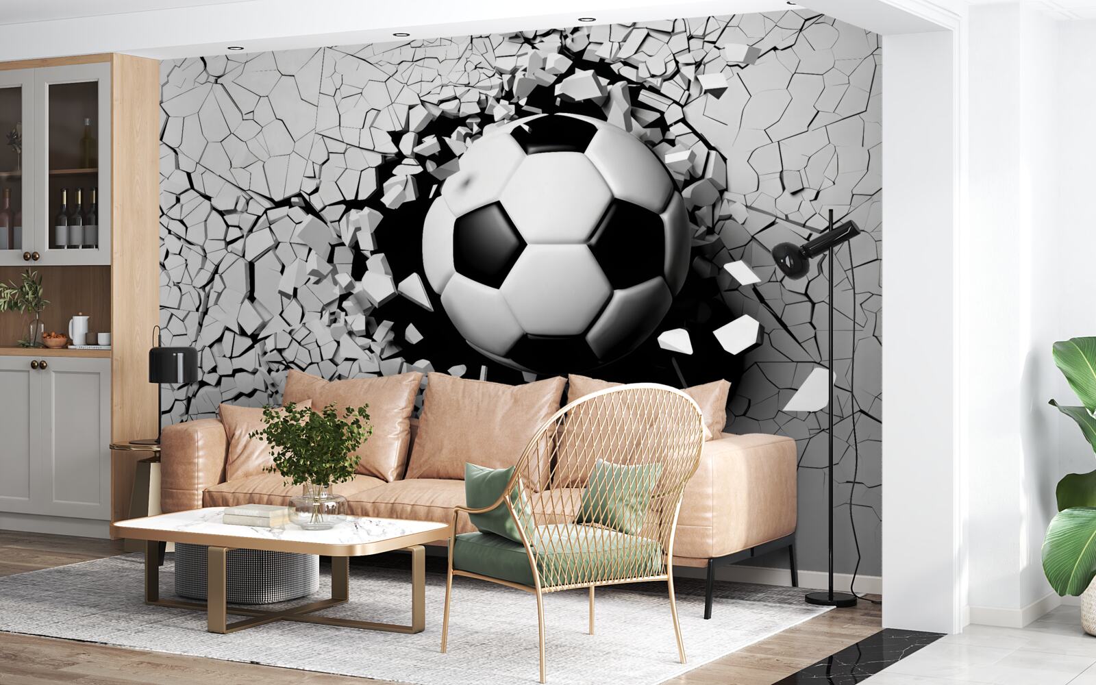 Фотошпалери футбол долає бар'єр