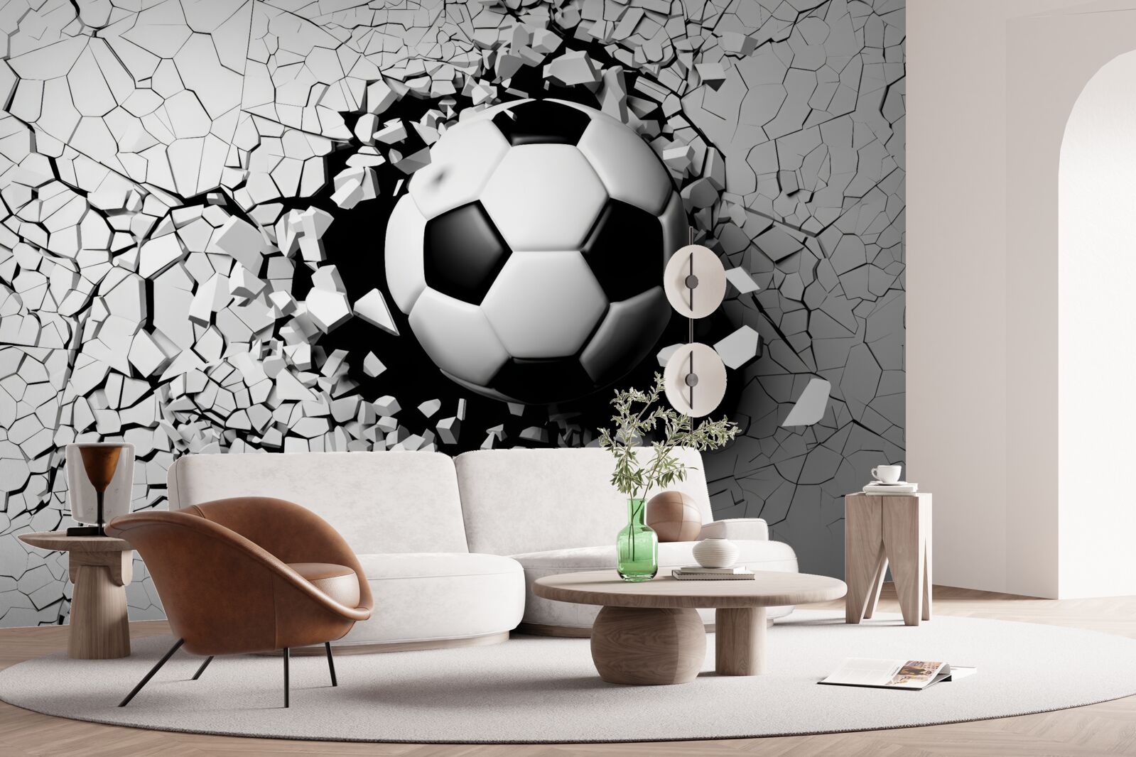 Фотошпалери футбол долає бар'єр