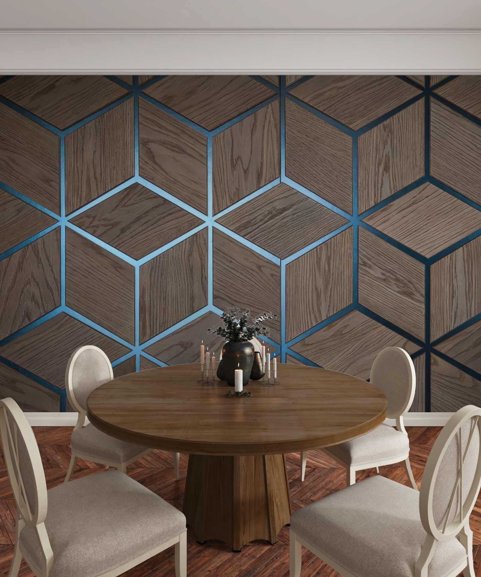 Фотошпалери тло з паркетним малюнком