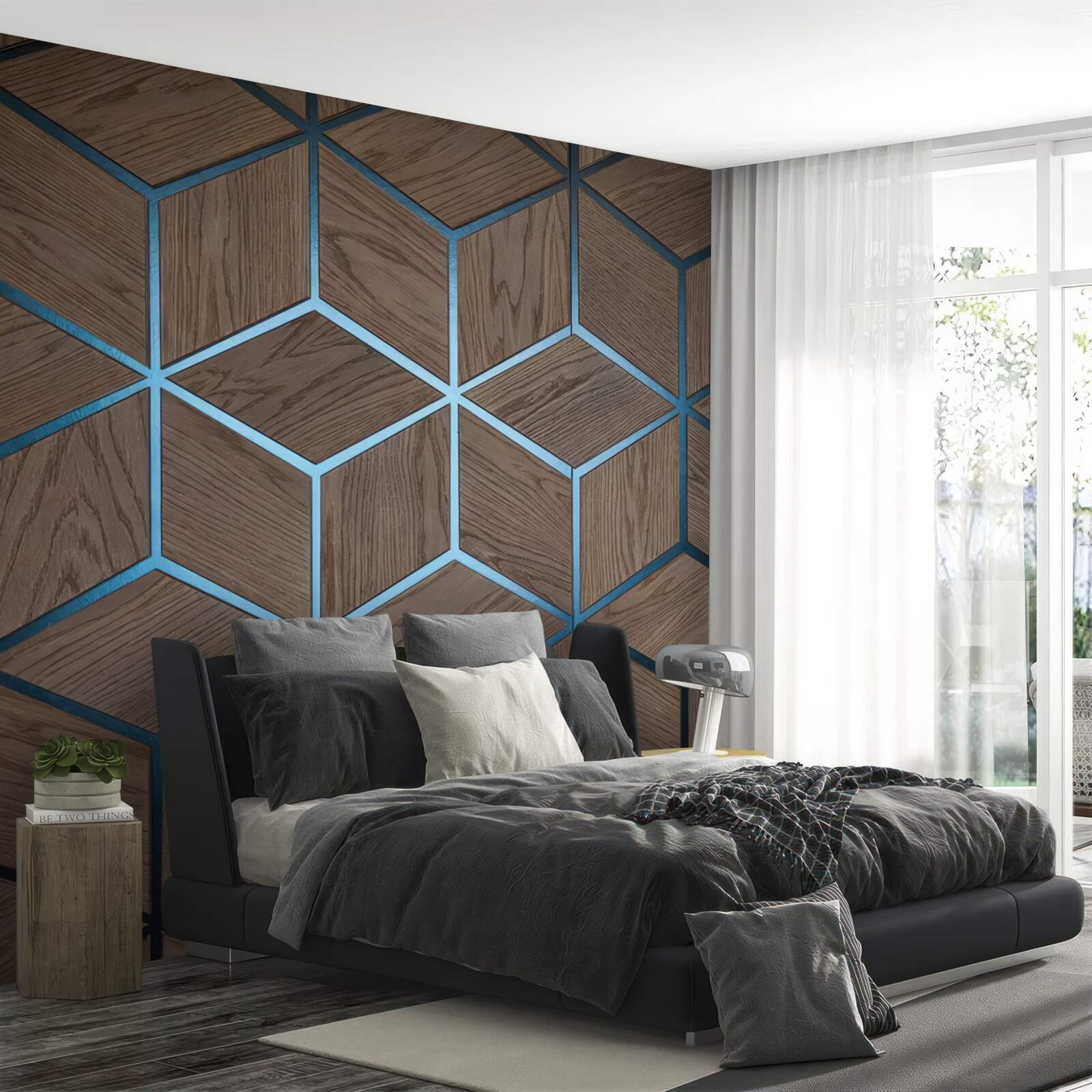 Фотошпалери тло з паркетним малюнком