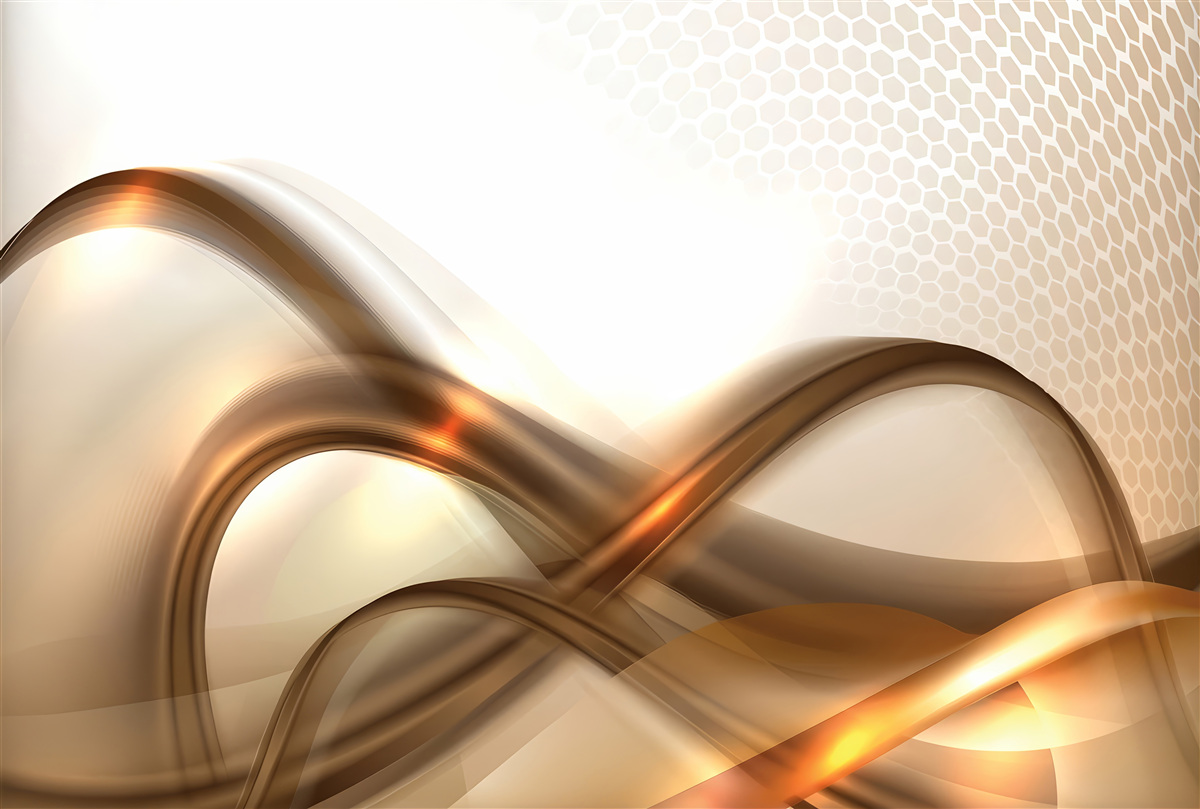 Фотошпалери лінії вигнуті, як золото