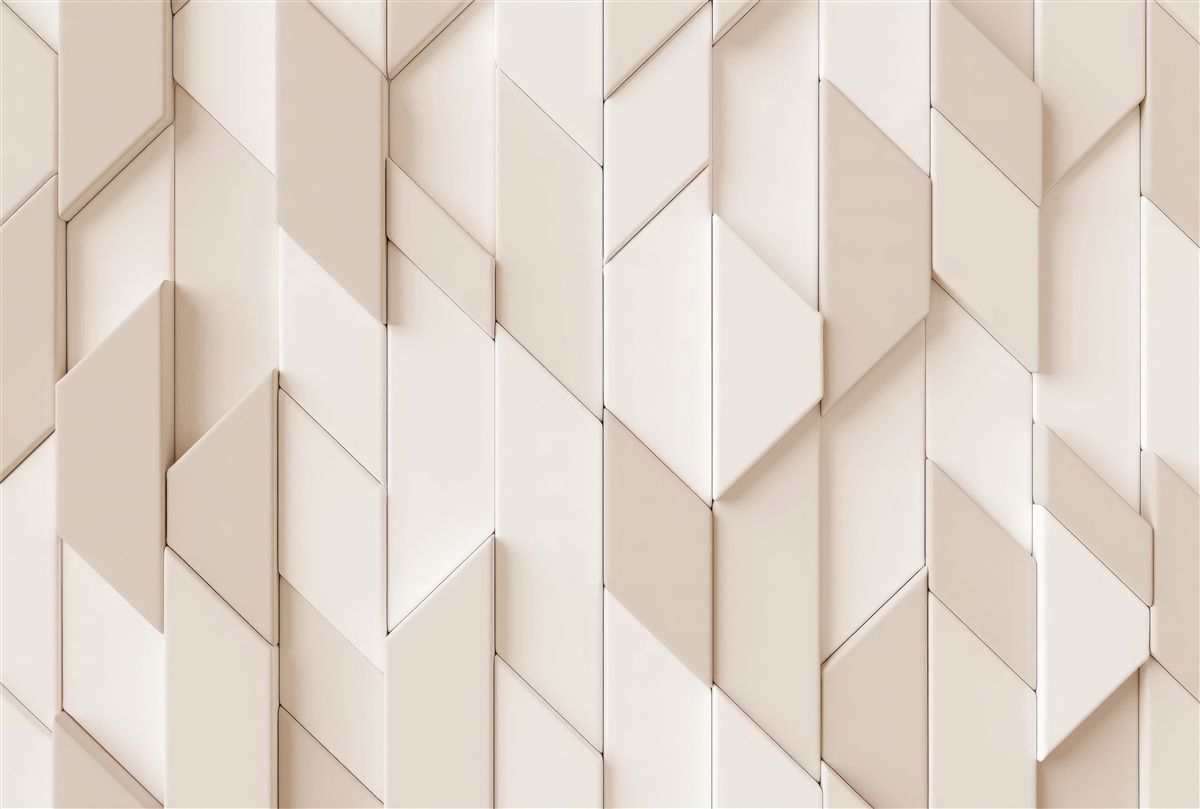 Фотошпалери тривимірні фігури з чотирма гранями