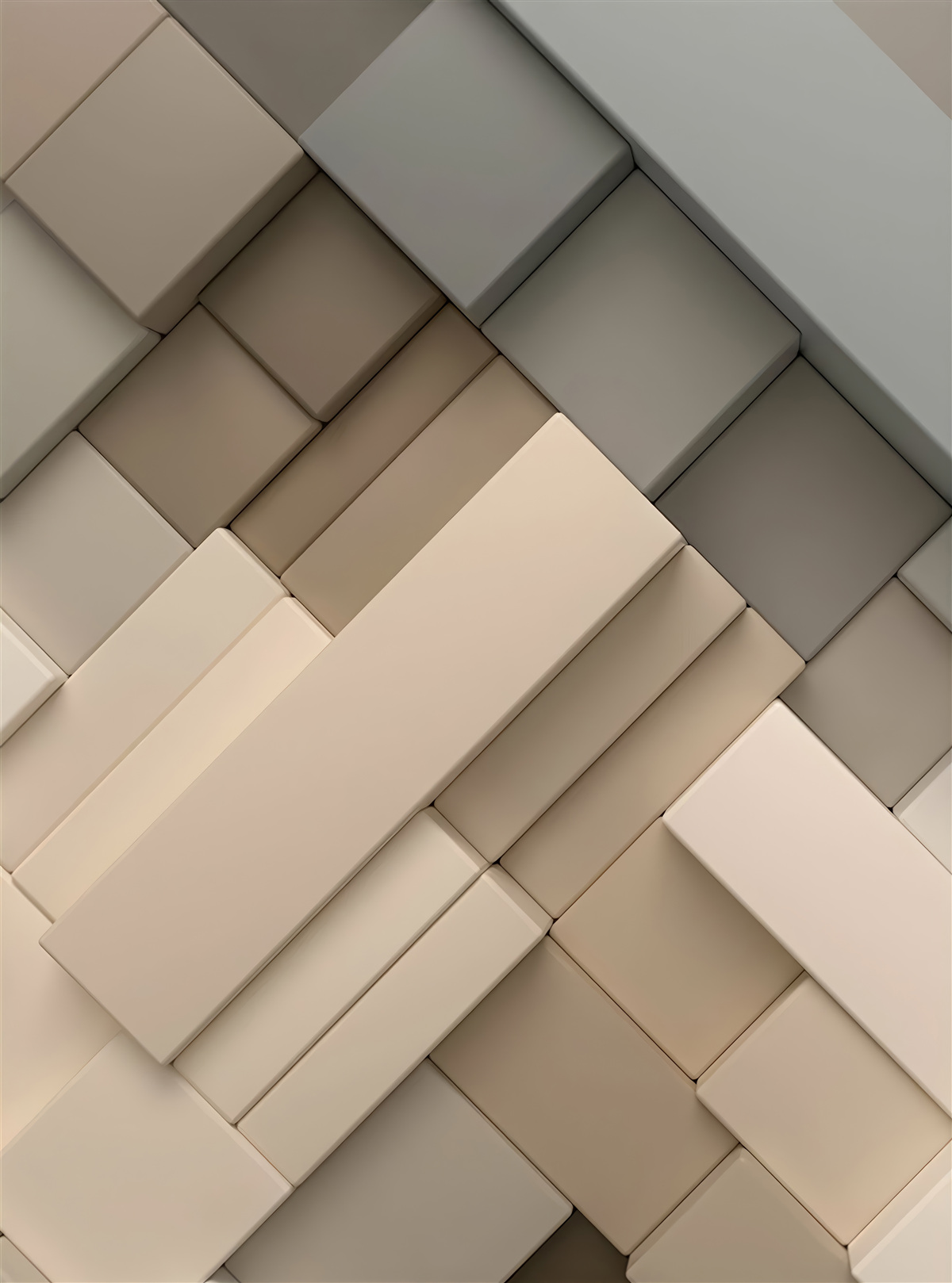 Фотошпалери легкі геометричні форми з об'ємом