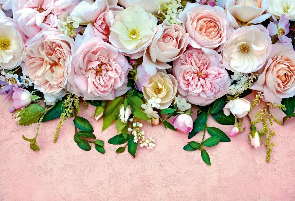 Фотошпалери легкі та ніжні троянди