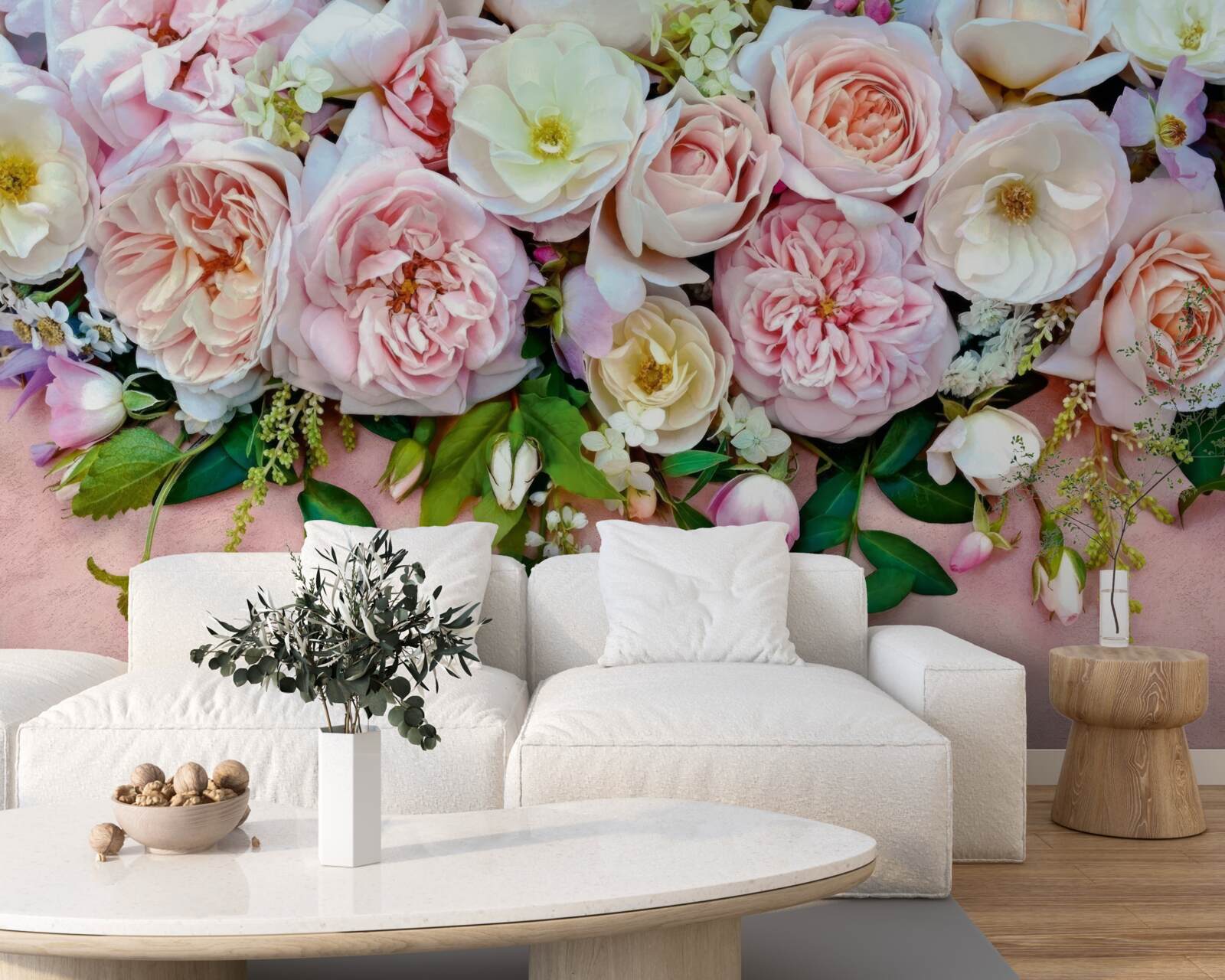 Фотошпалери легкі та ніжні троянди