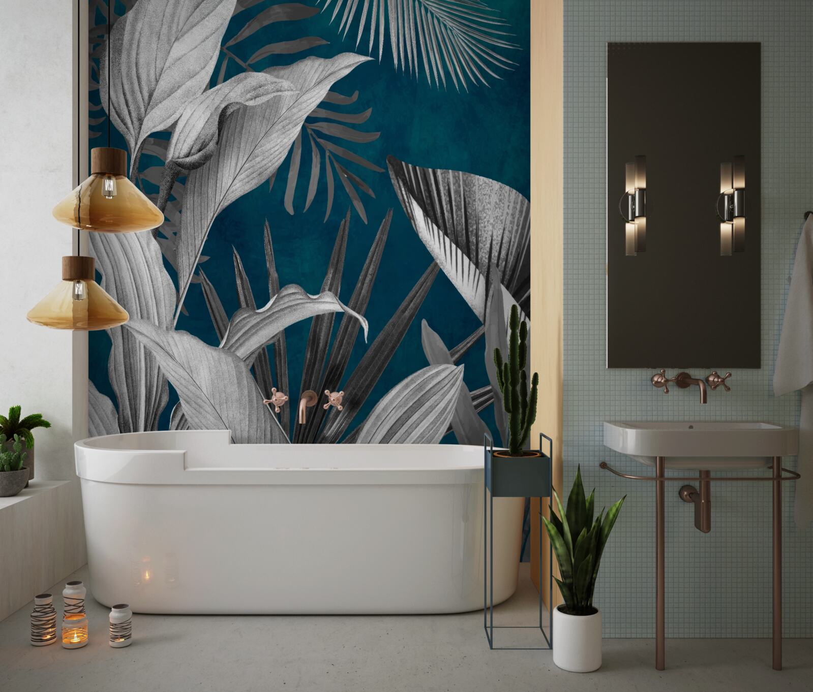 Фотошпалери тло з різного яскравого листя