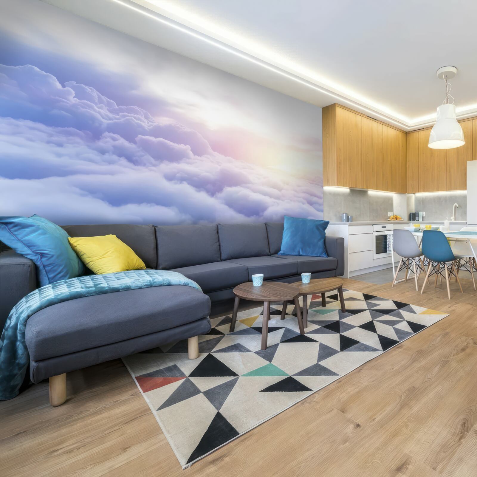 Фотошпалери густі хмари