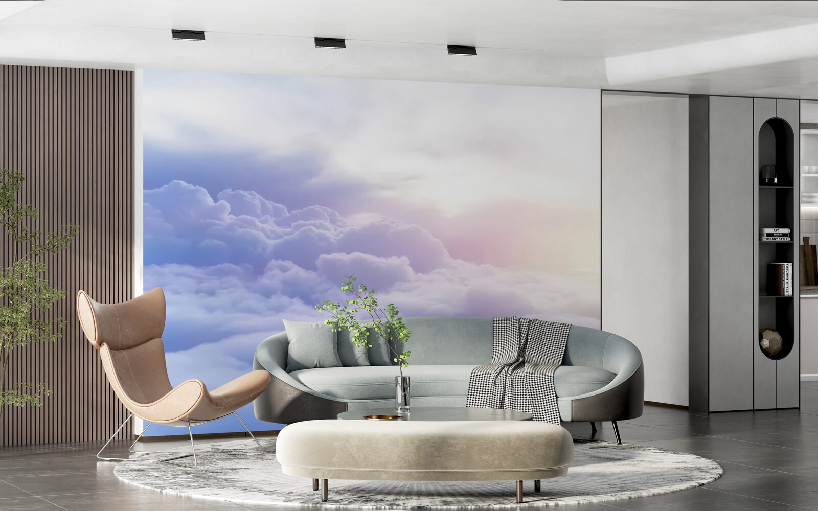 Фотошпалери густі хмари