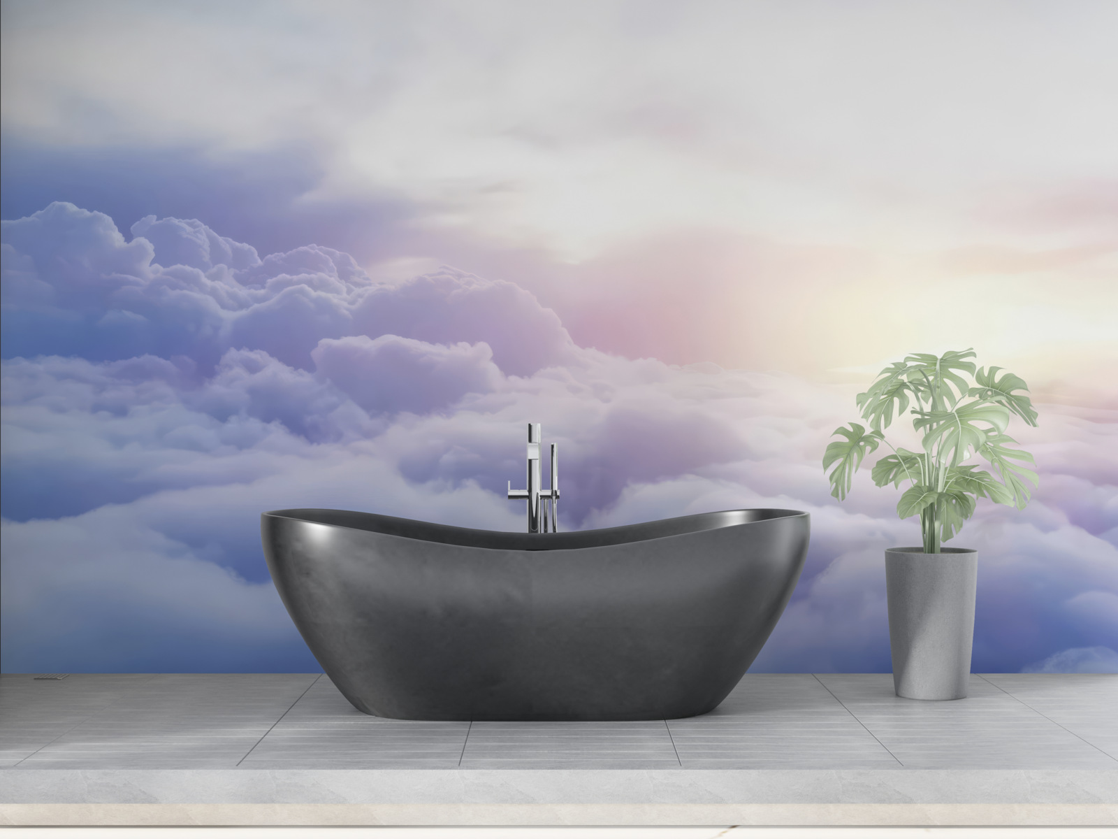 Фотошпалери густі хмари